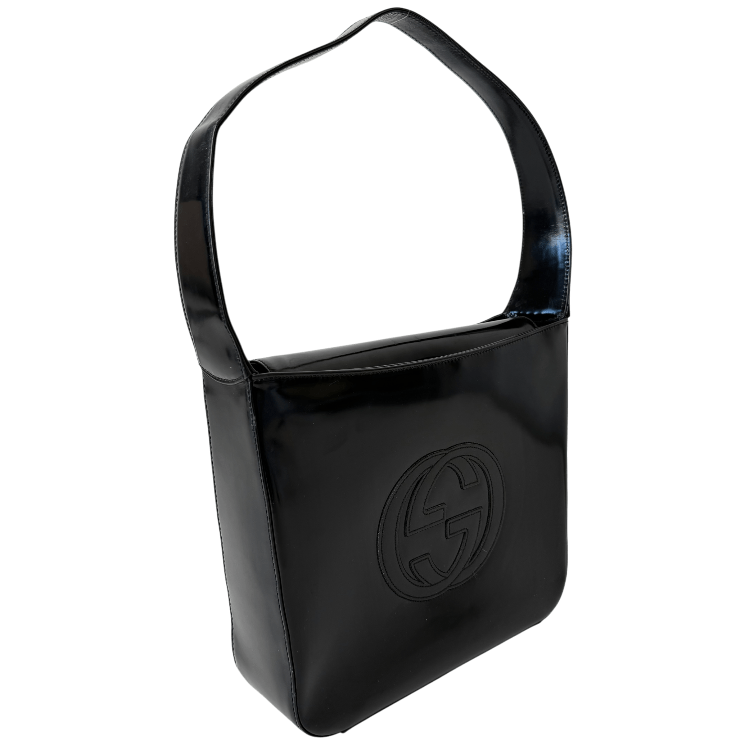 Patent Interlock Shoulder Bag