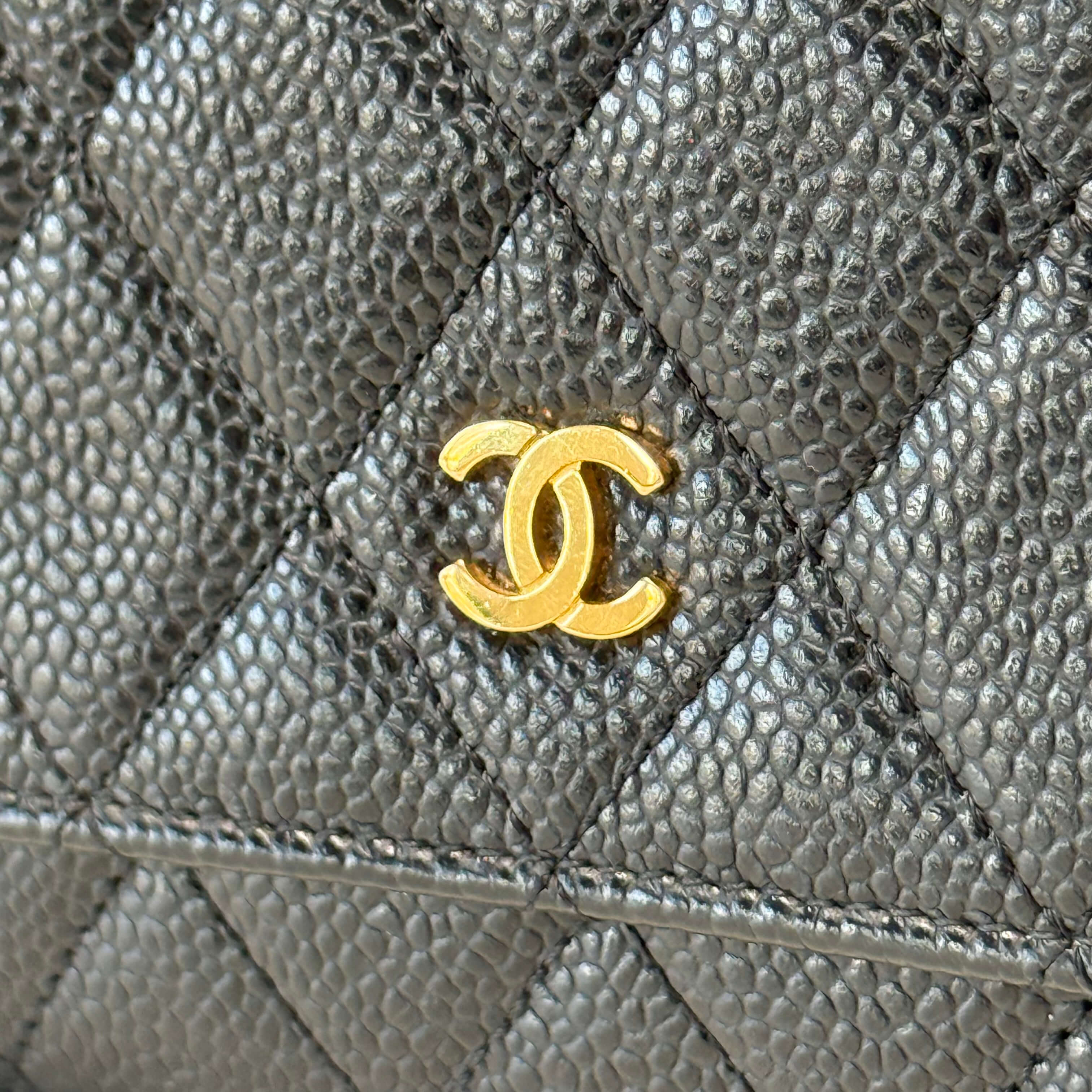 WOC Caviar Leather