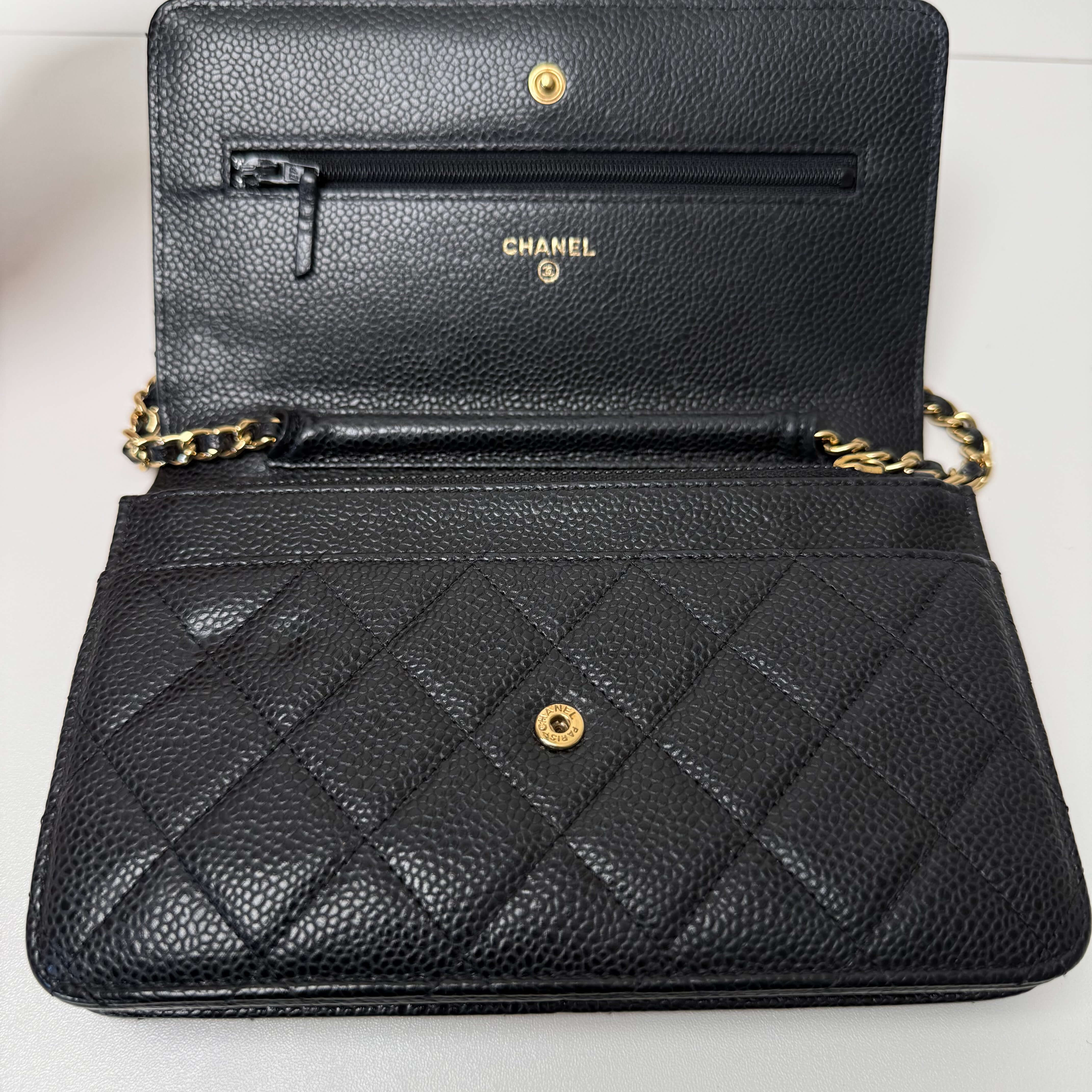 WOC Caviar Leather