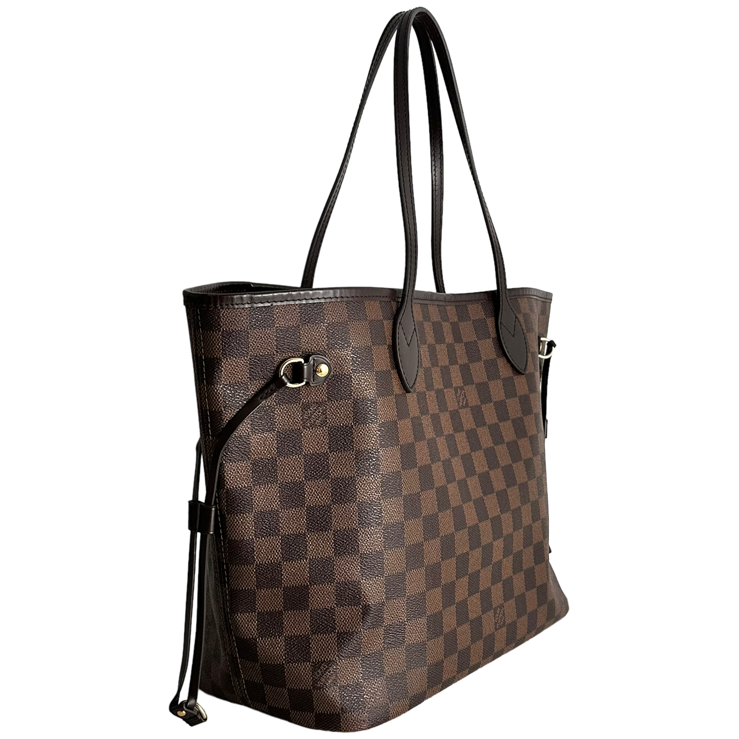 Damier Ebene Neverfull MM w/ Pouch