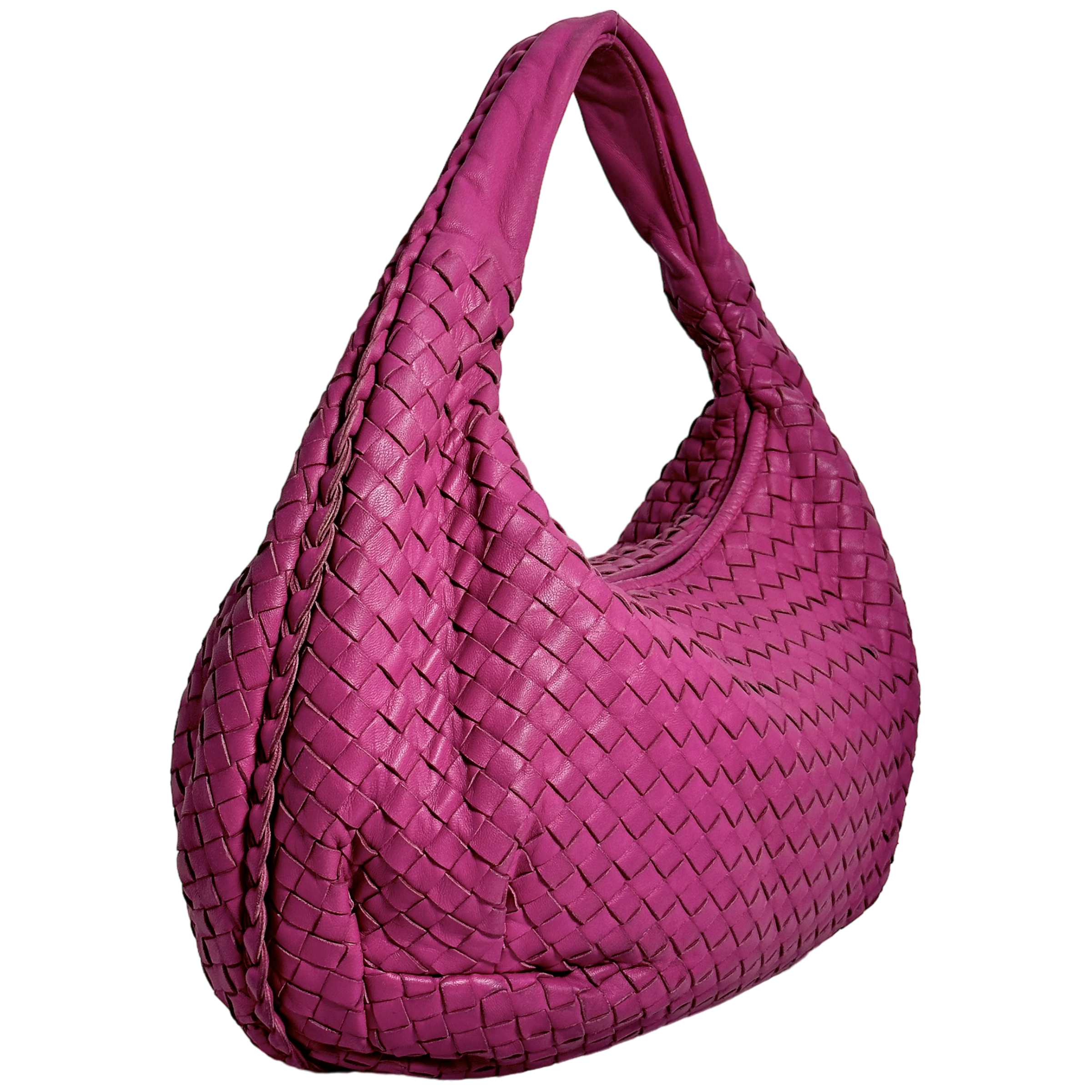 Pink Intrecciato Hobo