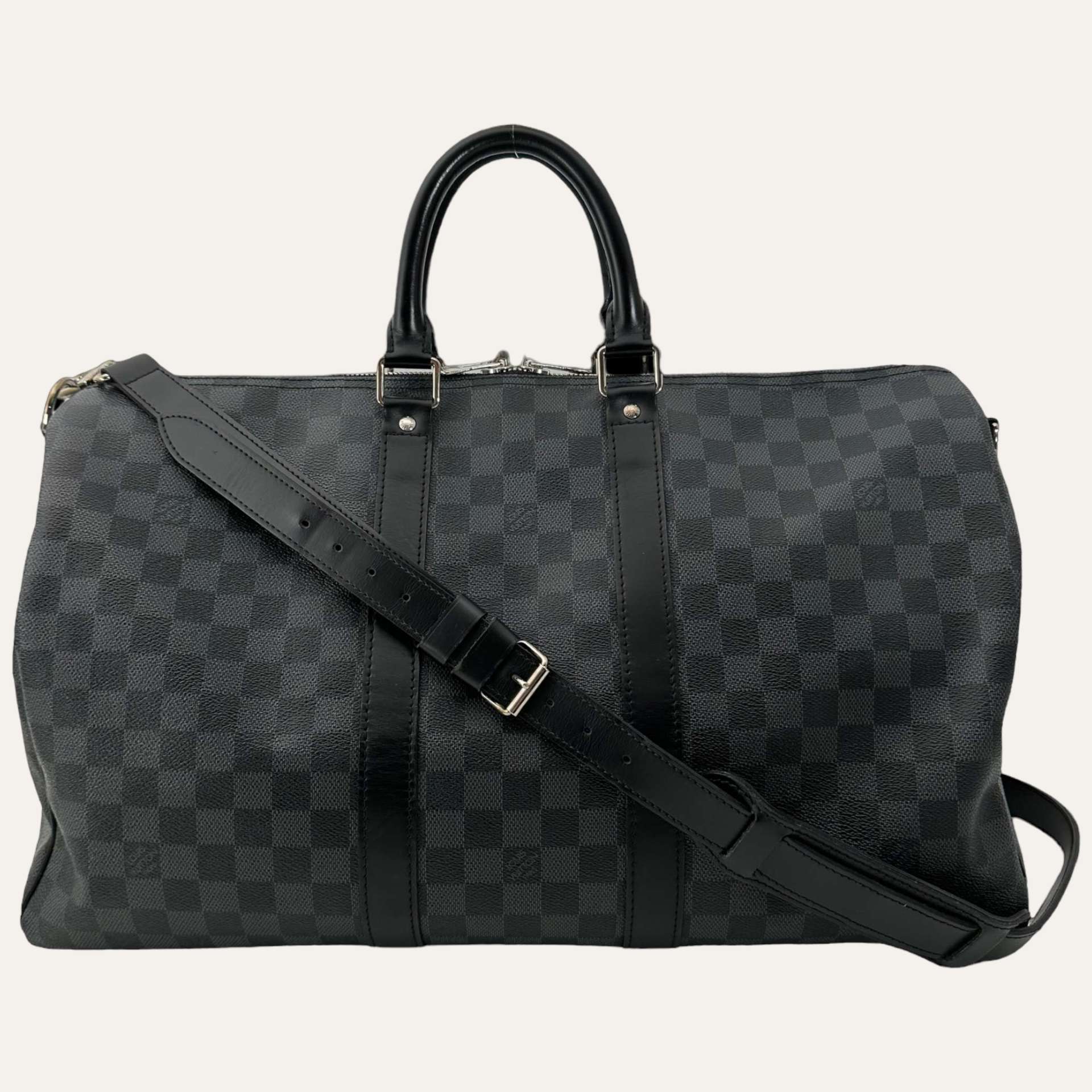 Damier Graphite Keepall Bandouliere 45