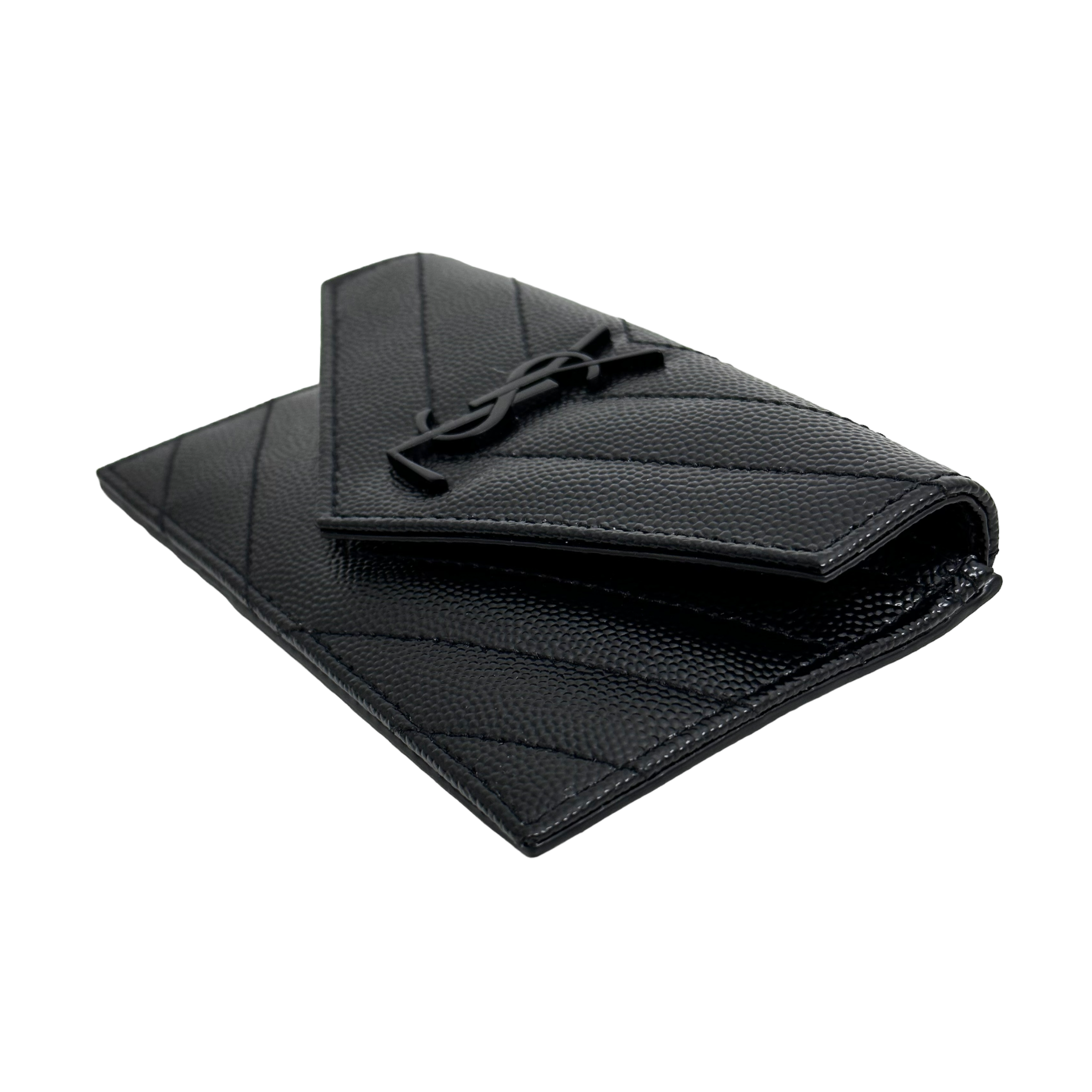 Cassandre Matelassé Fragments Flap Card Case