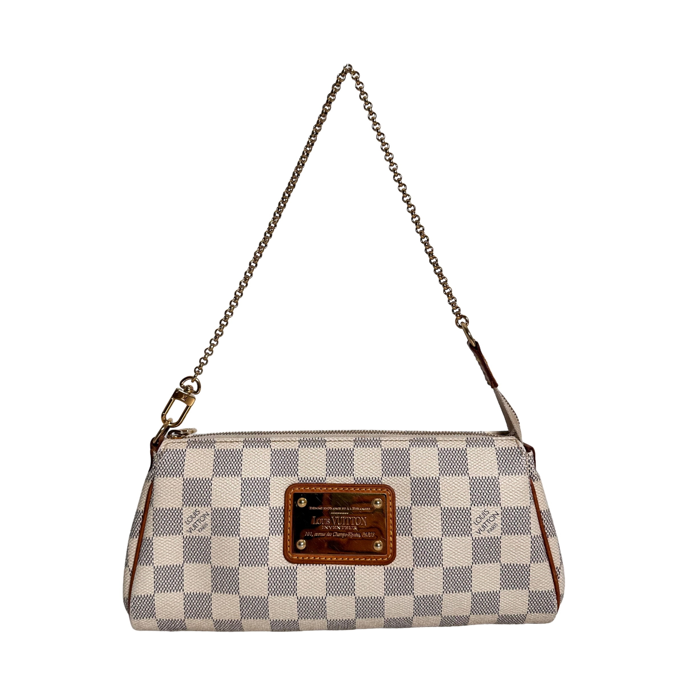 Pochette Eva Damier Azur