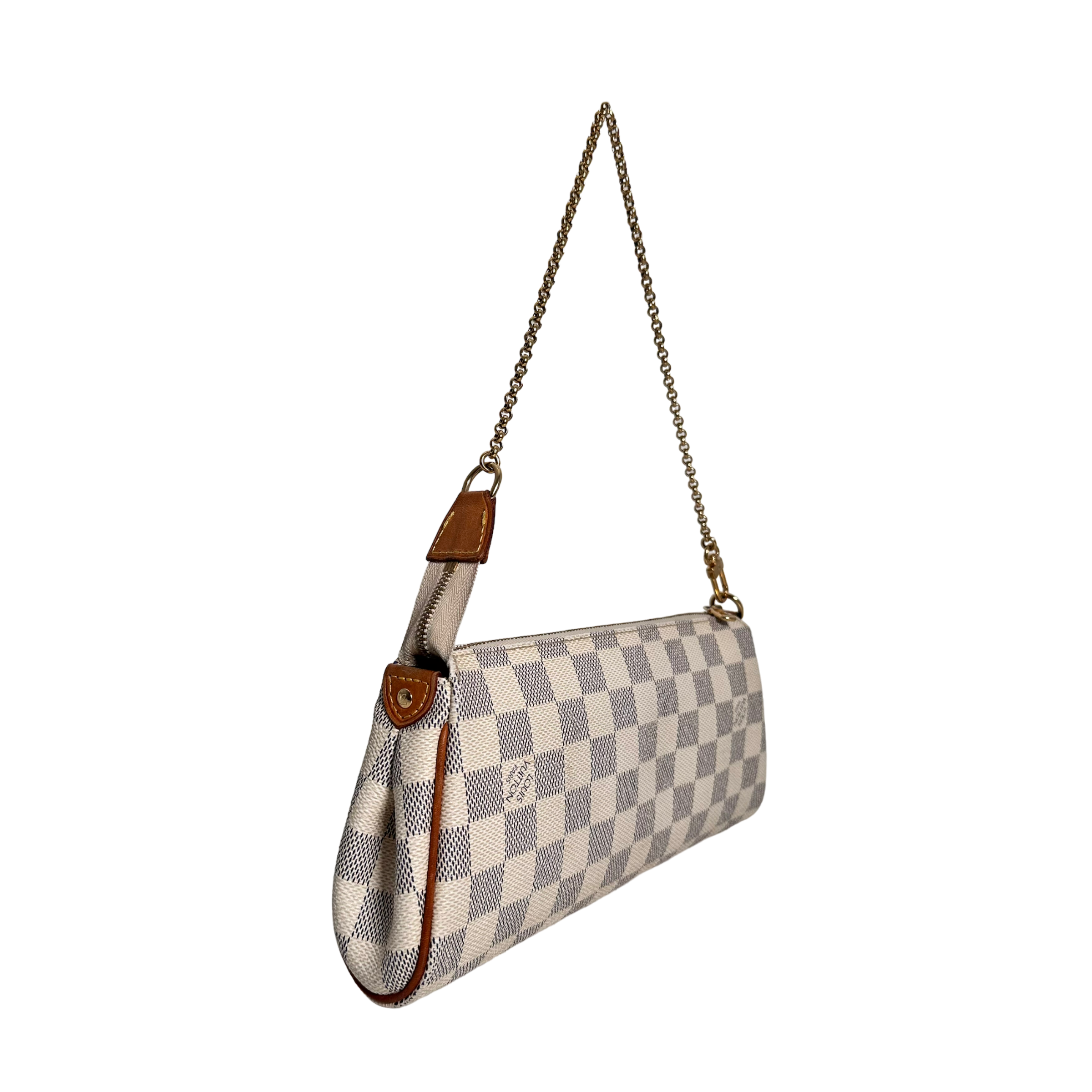 Pochette Eva Damier Azur
