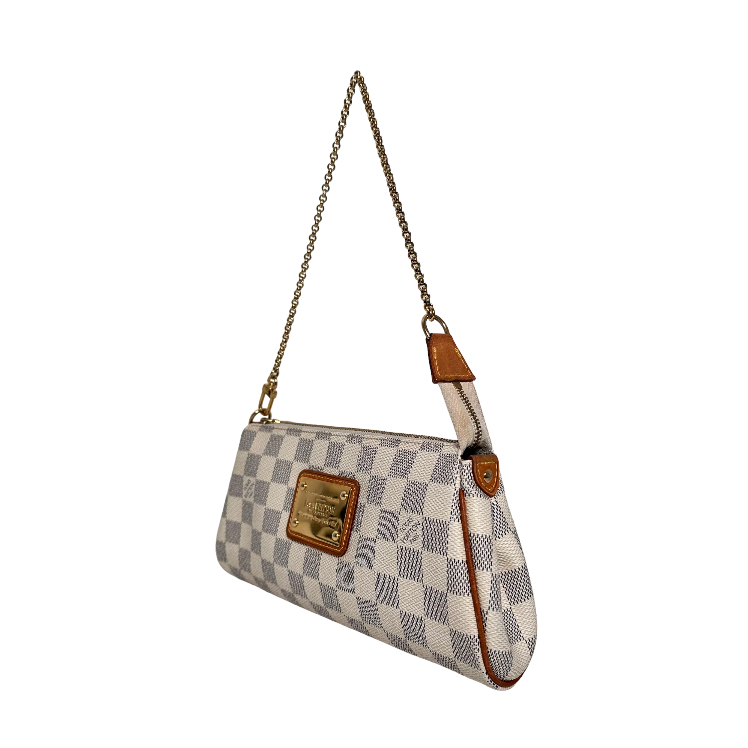 Pochette Eva Damier Azur