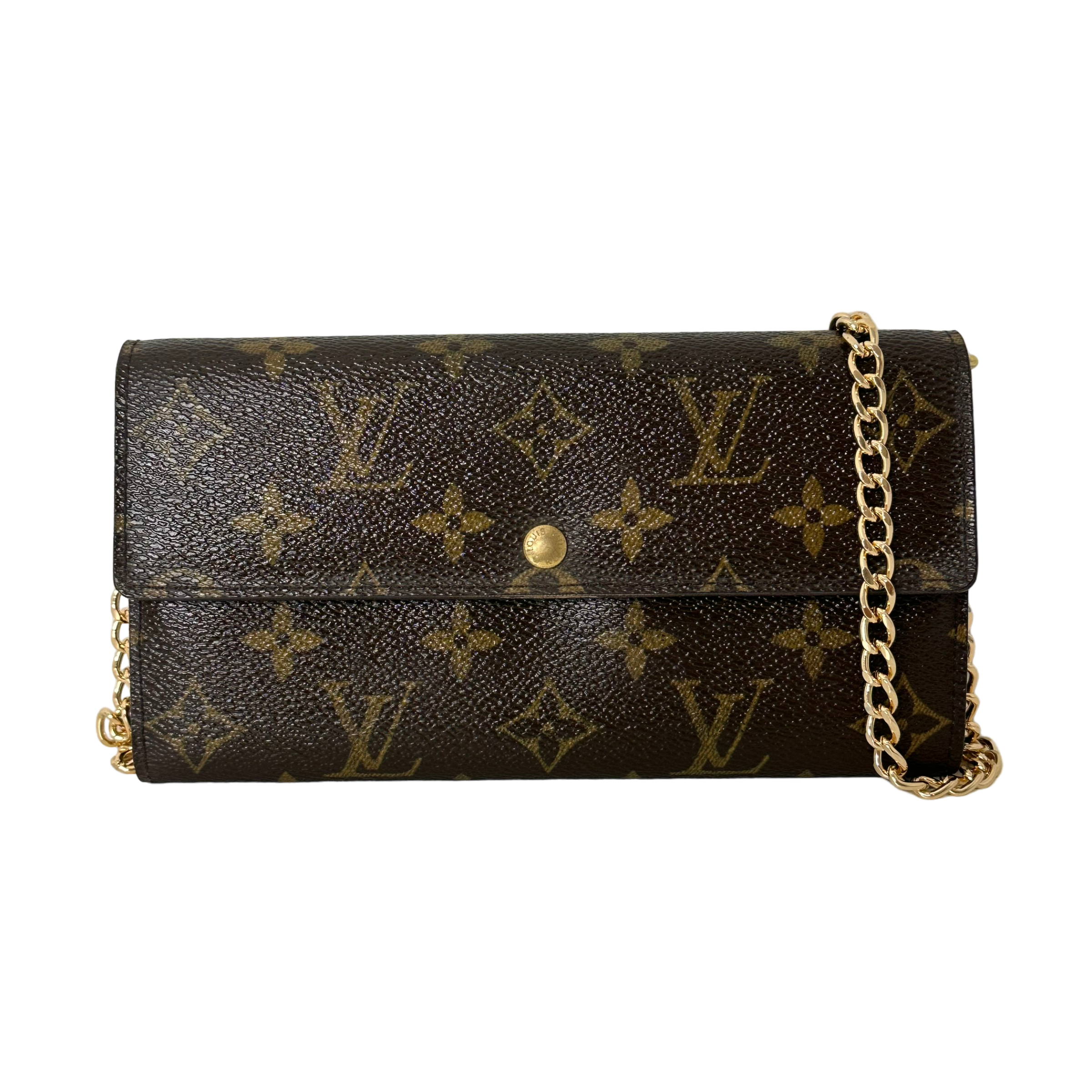 Sarah Wallet with Gold Chain