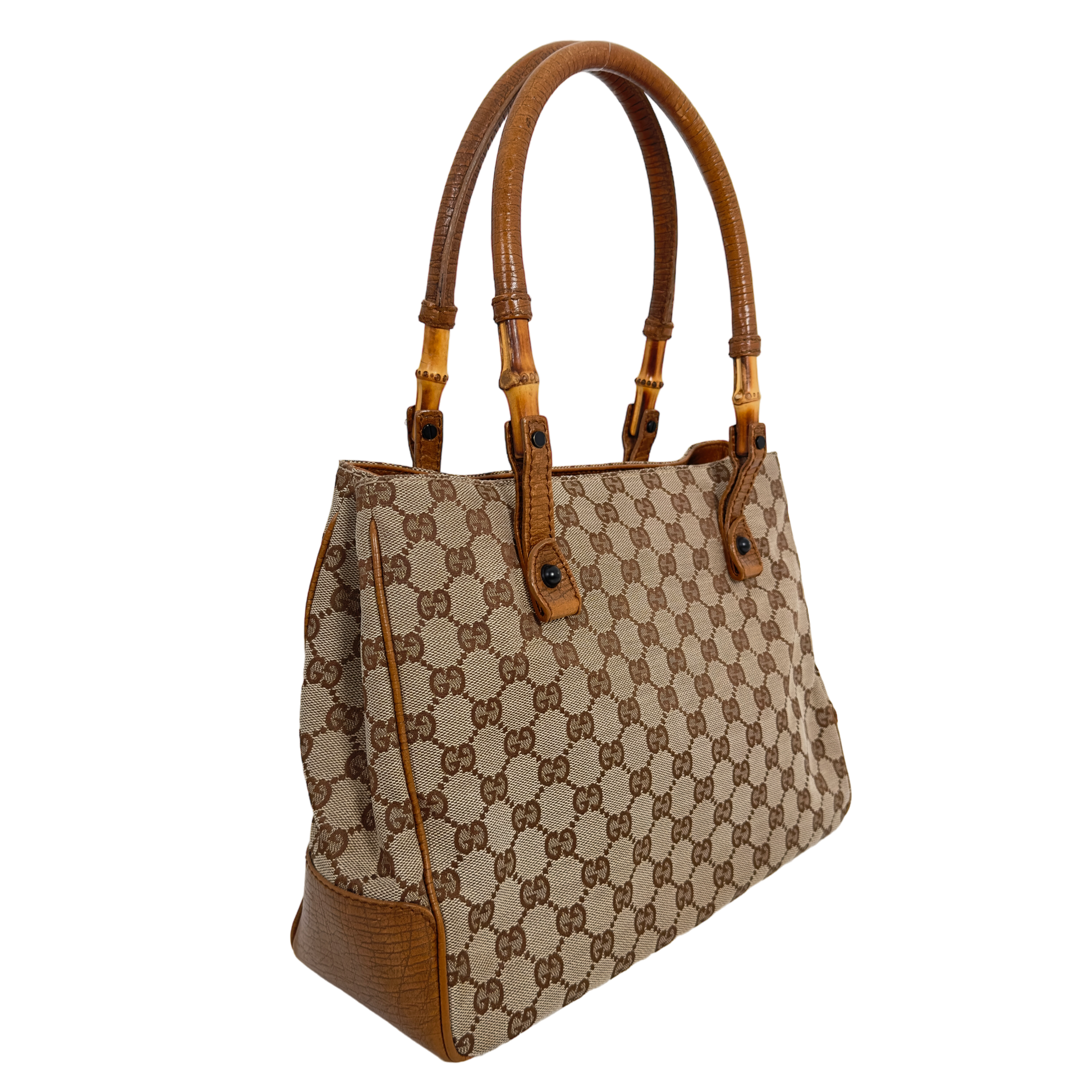 Small GG Bamboo Tote