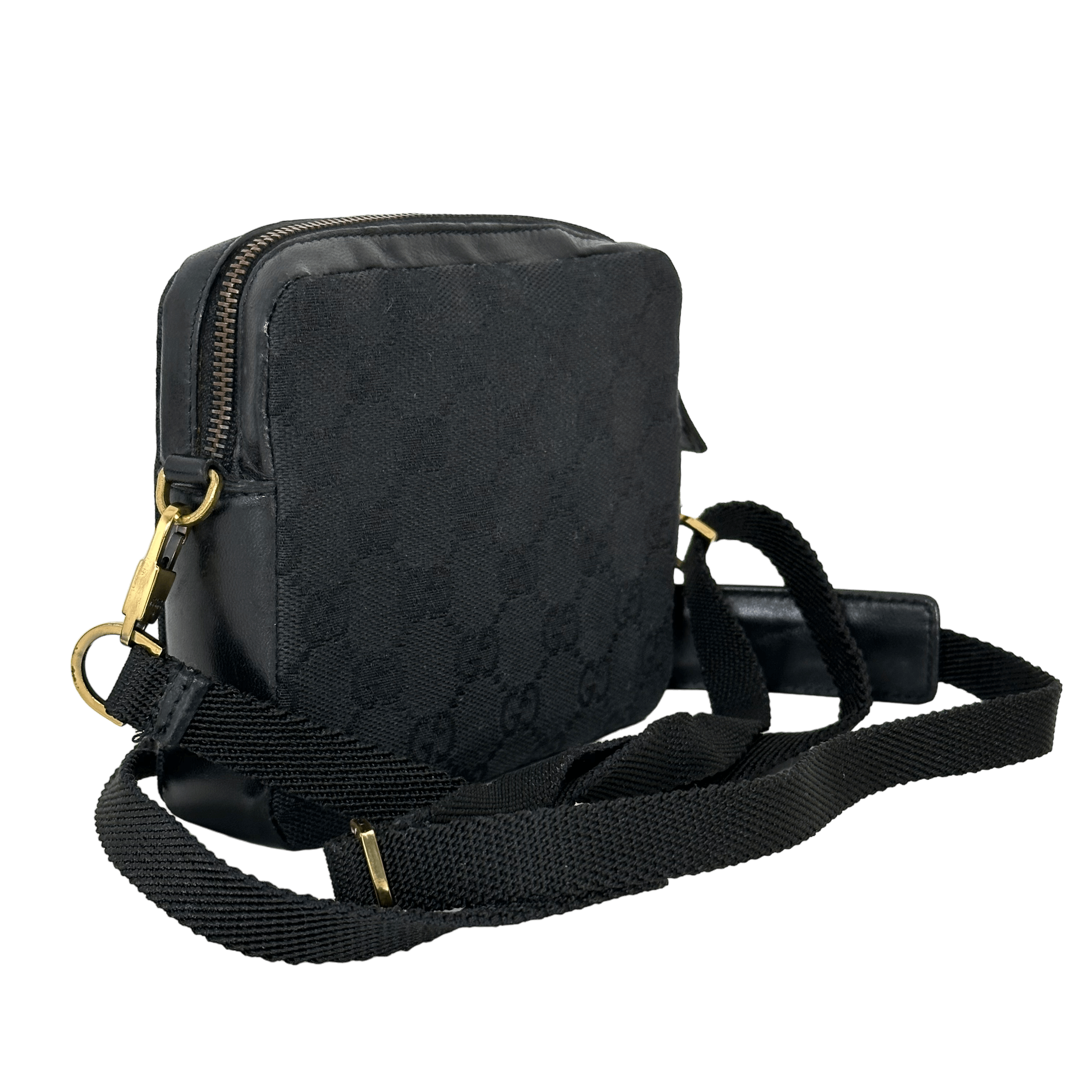 Black GG Square Crossbody