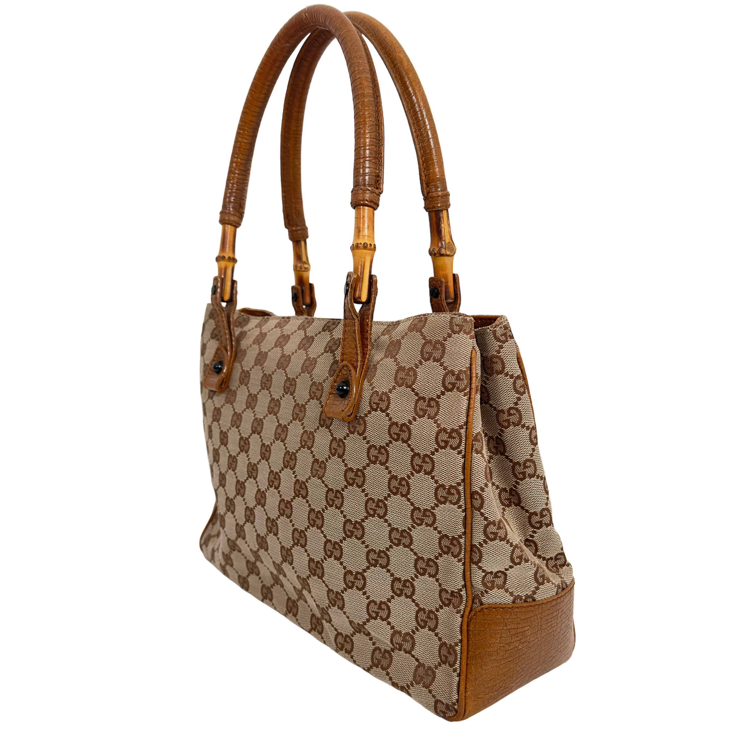 Small GG Bamboo Tote