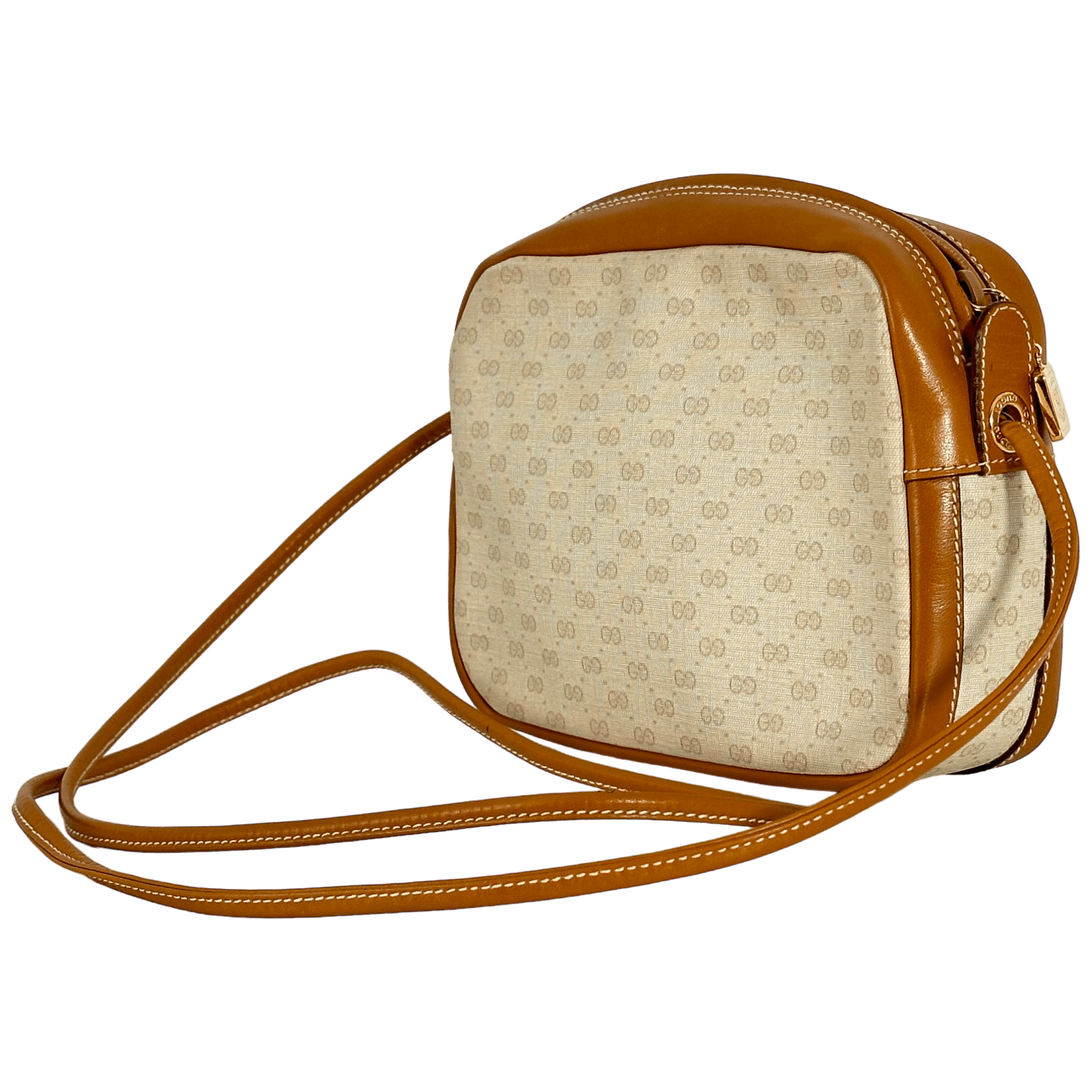 White Micro GG Crossbody