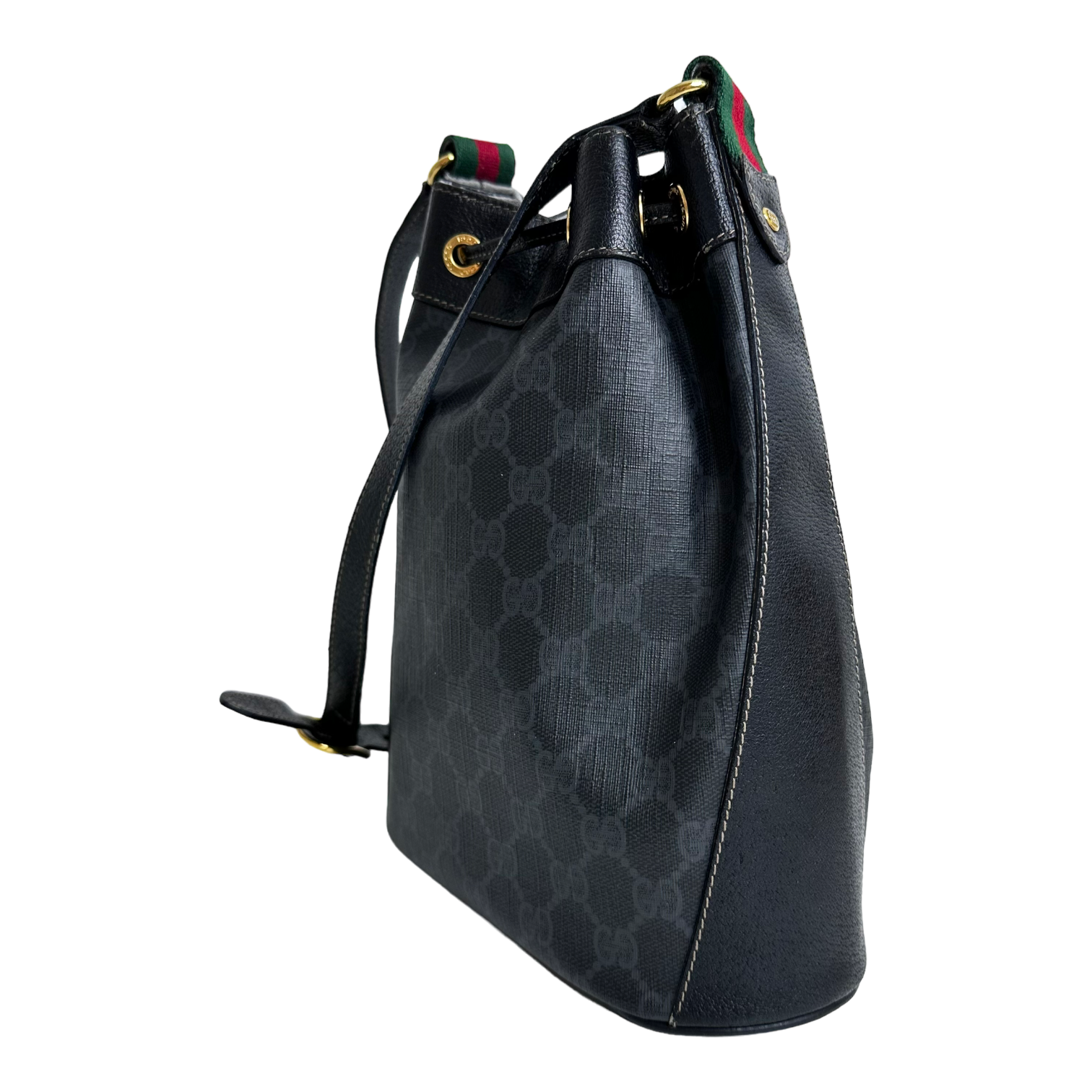 Black GG Bucket Bag