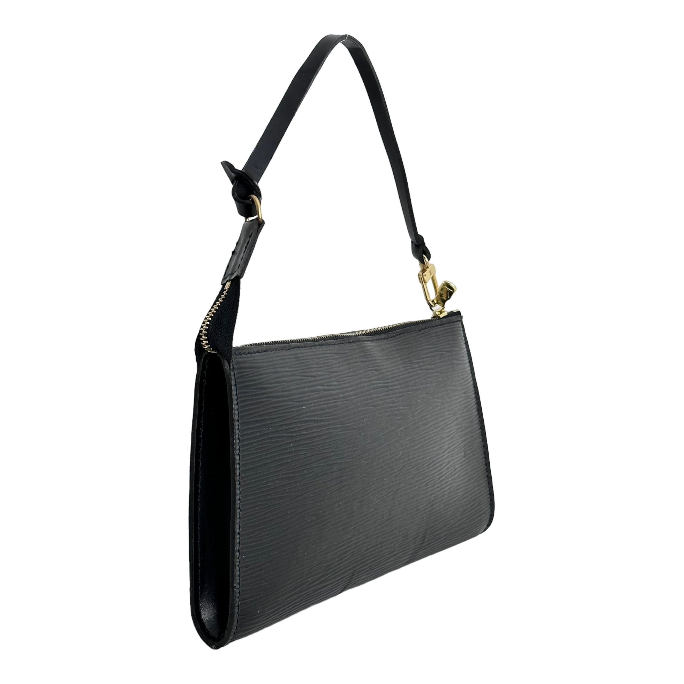 Black Epi Pochette Accessorie