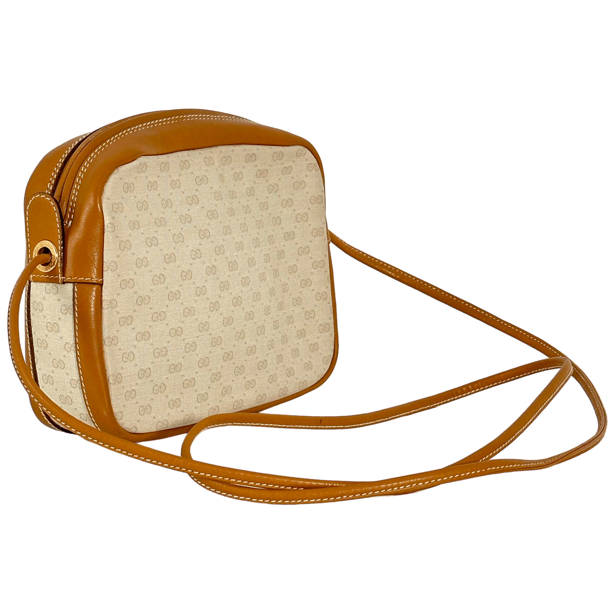 White Micro GG Crossbody