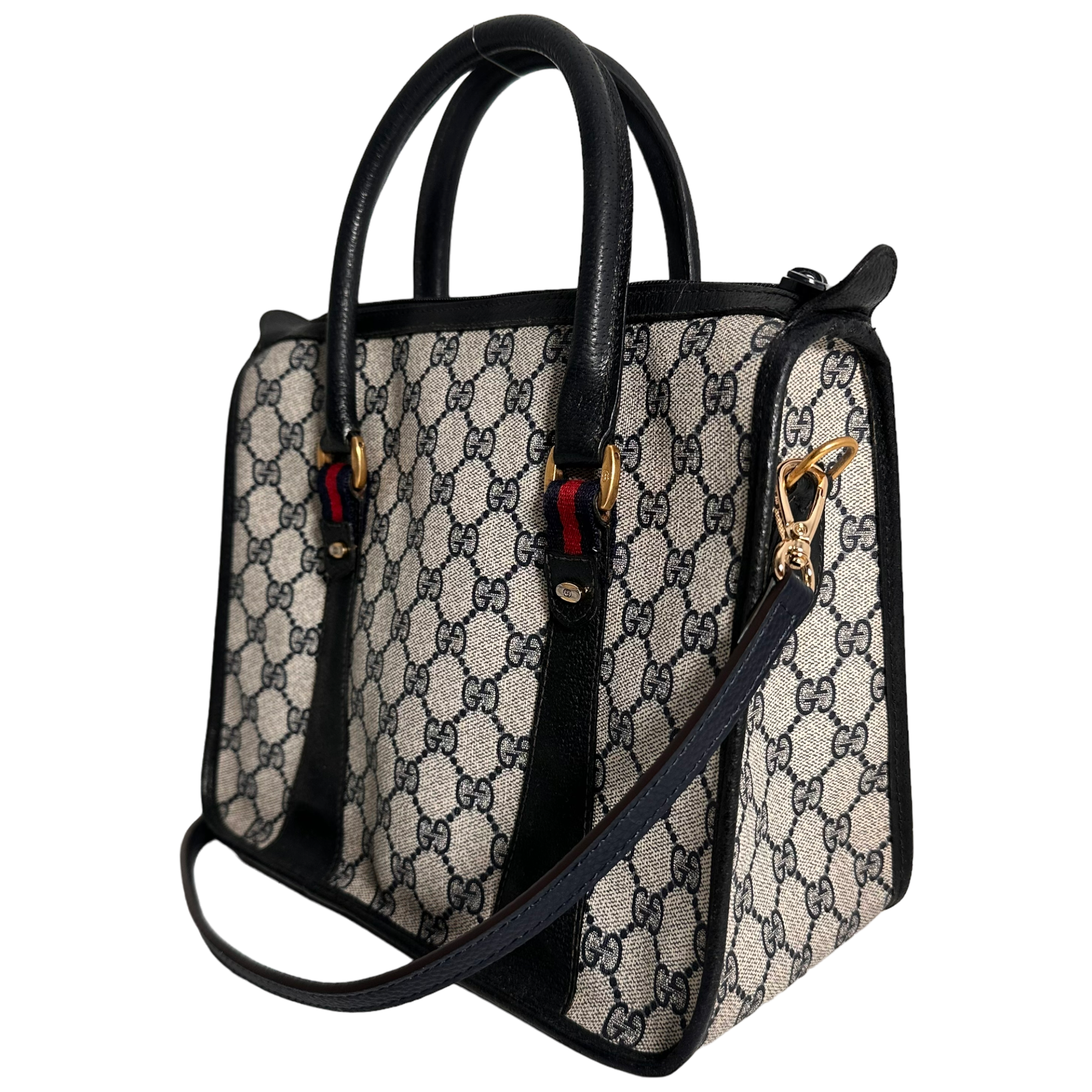 Vintage Navy Supreme Handbag