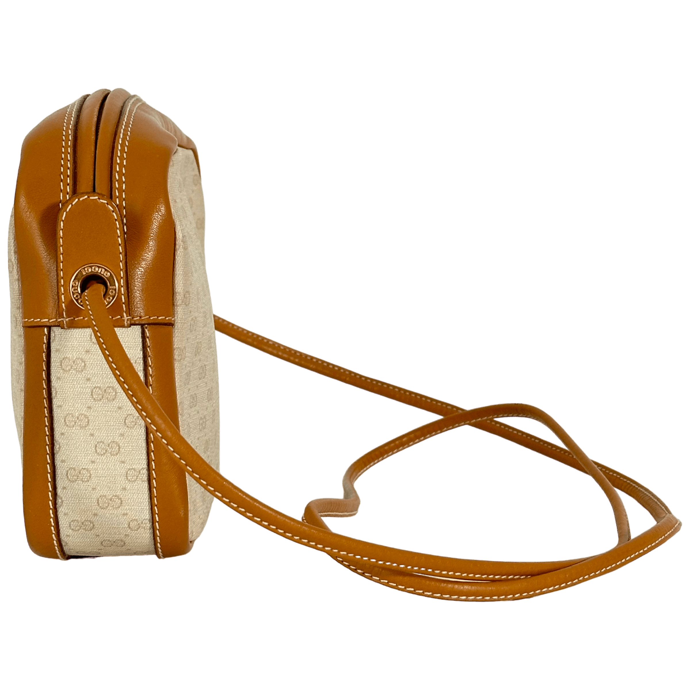 White Micro GG Crossbody