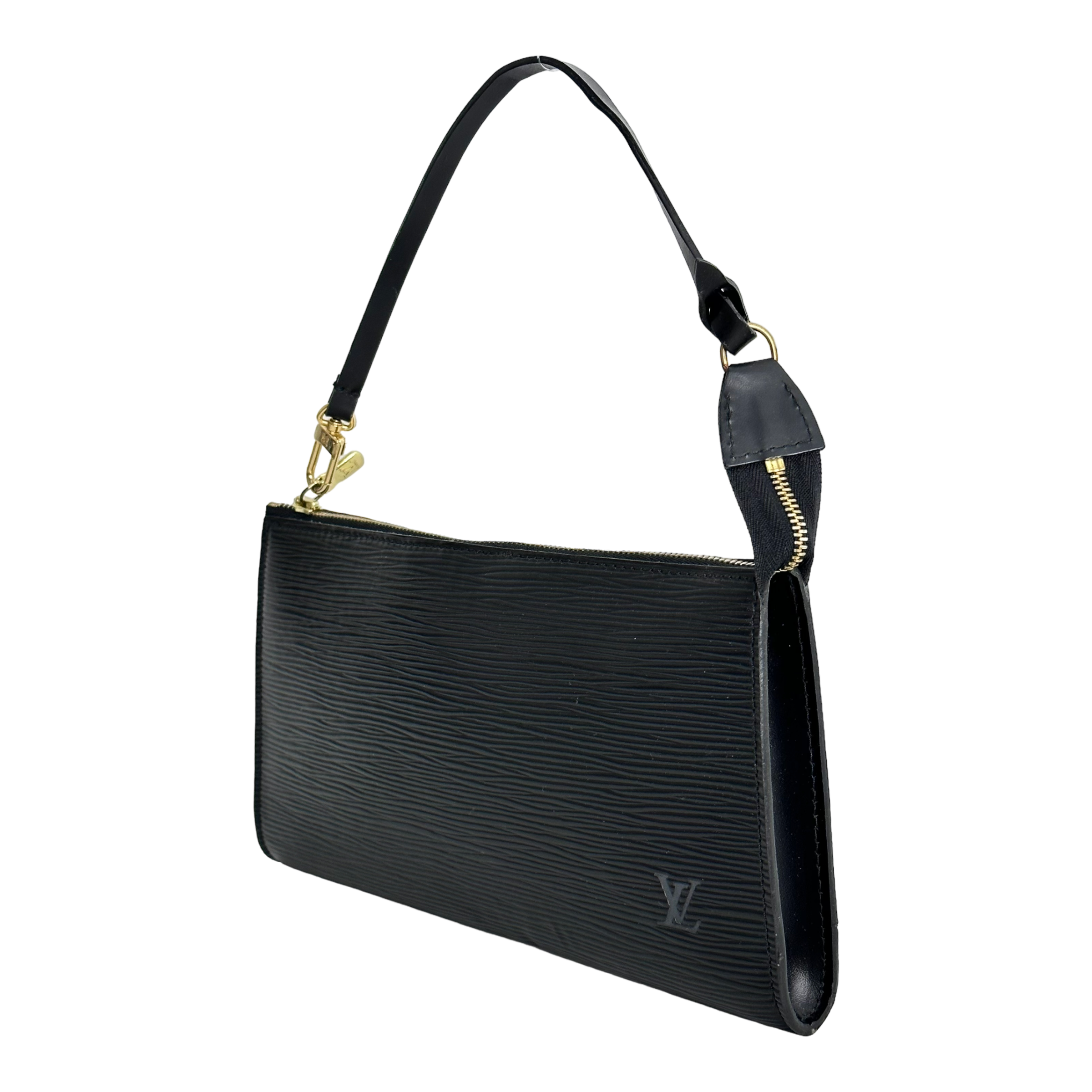 Black Epi Pochette Accessorie