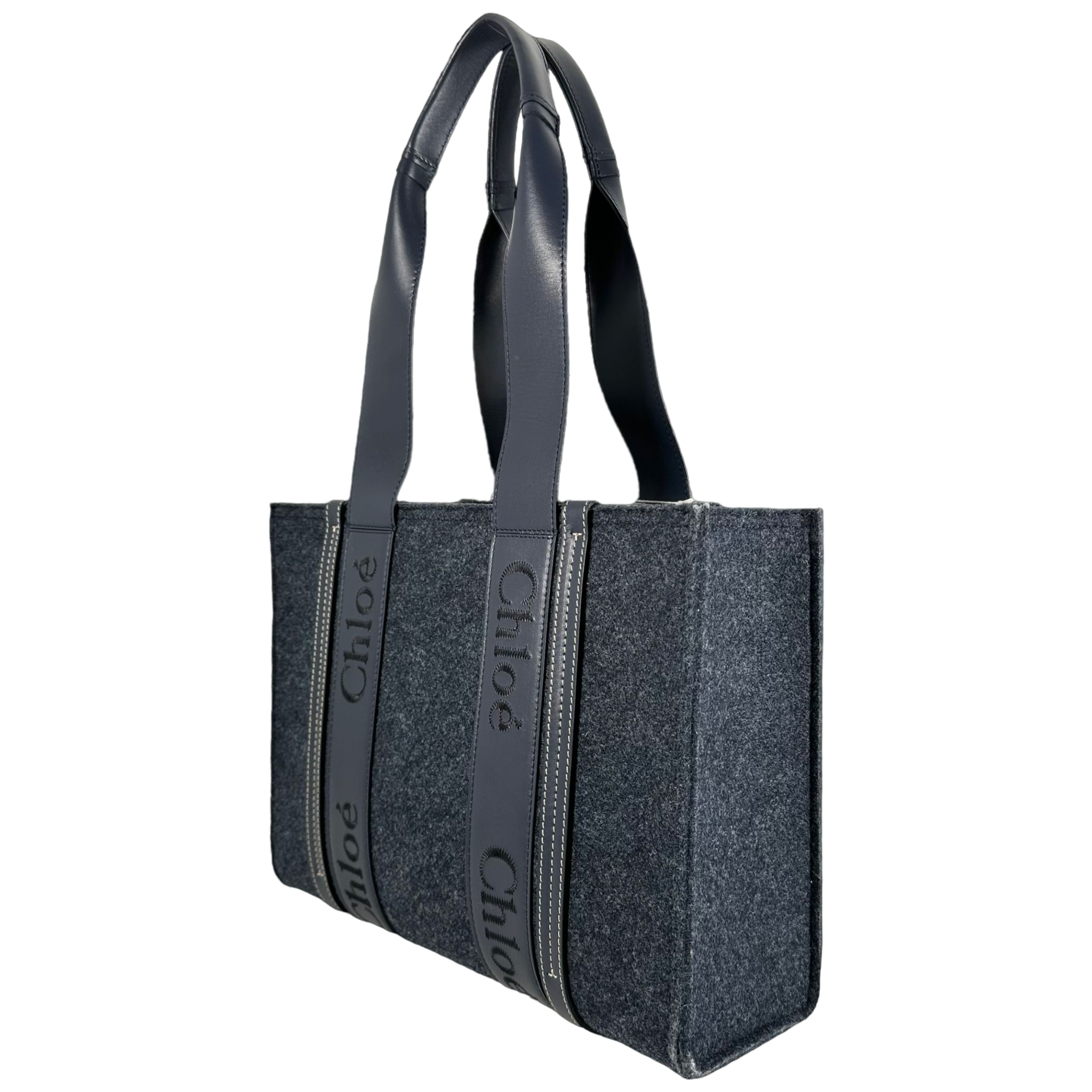 Navy Medium Woody Tote