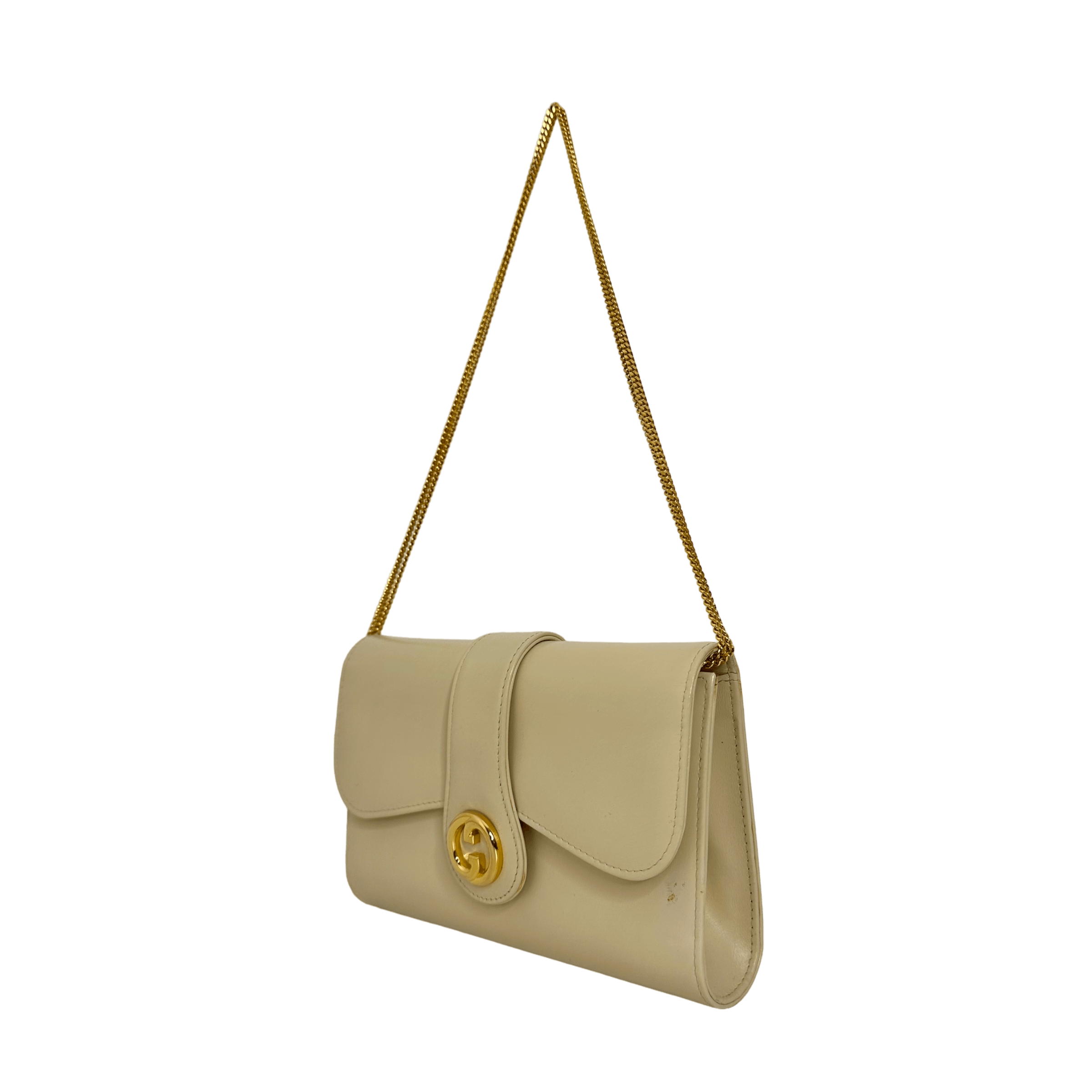 Vintage Ivory Shoulder Bag