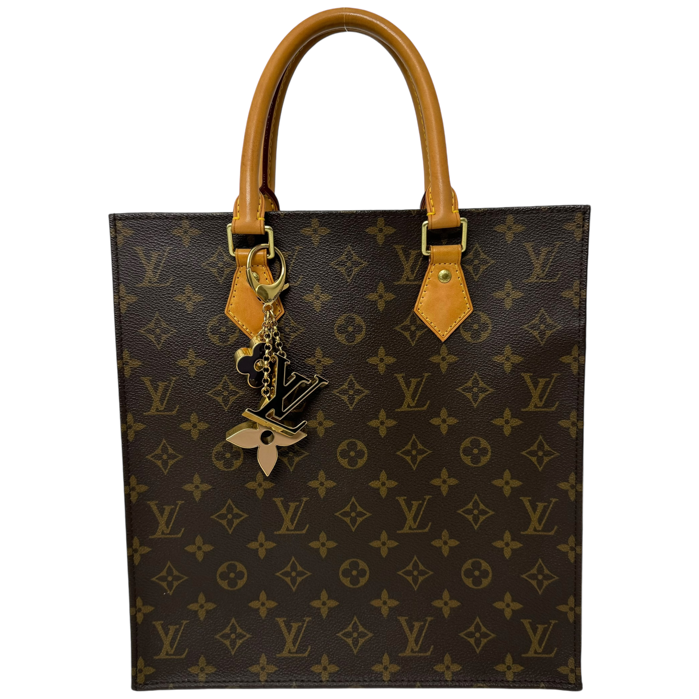 Fleur De Monogram Bag Charm