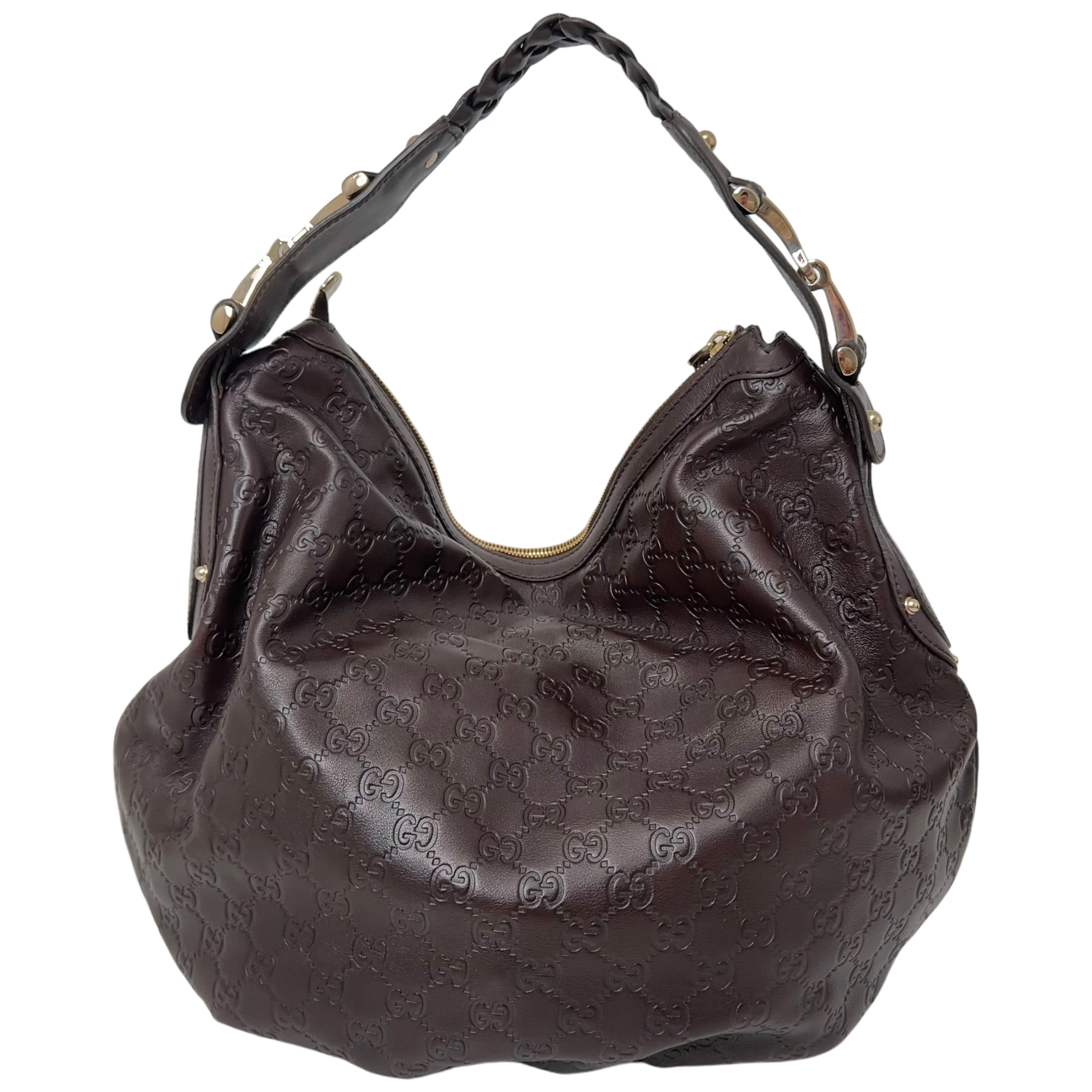 Brown Guccissima Shoulder Bag