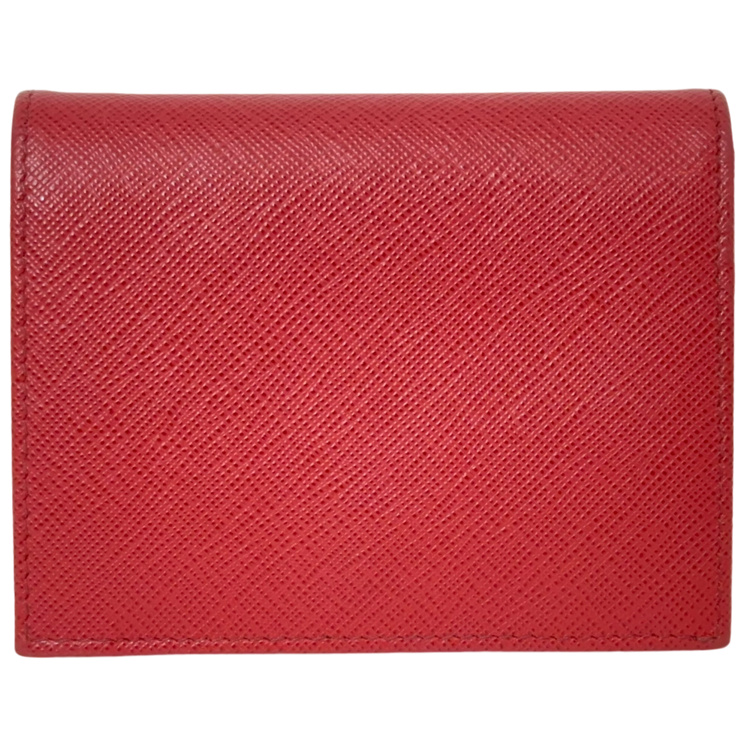 Red Saffino Snap Wallet