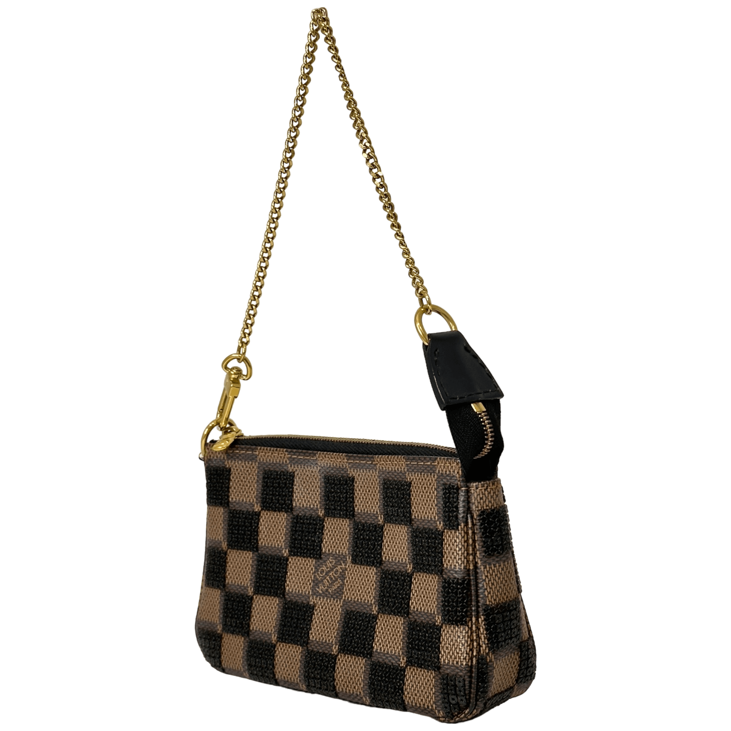 Damier Paillettes Mini Pochette Accessories