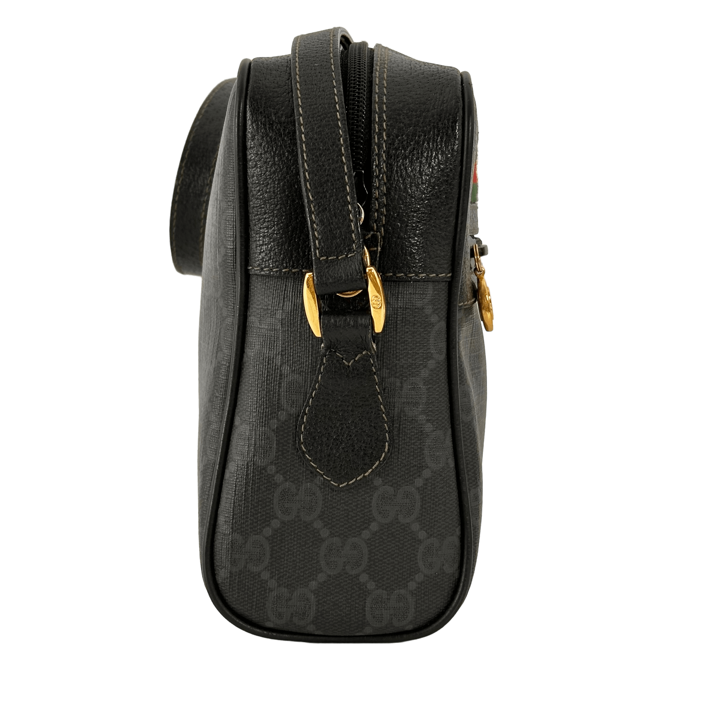 Black GG Supreme Crossbody