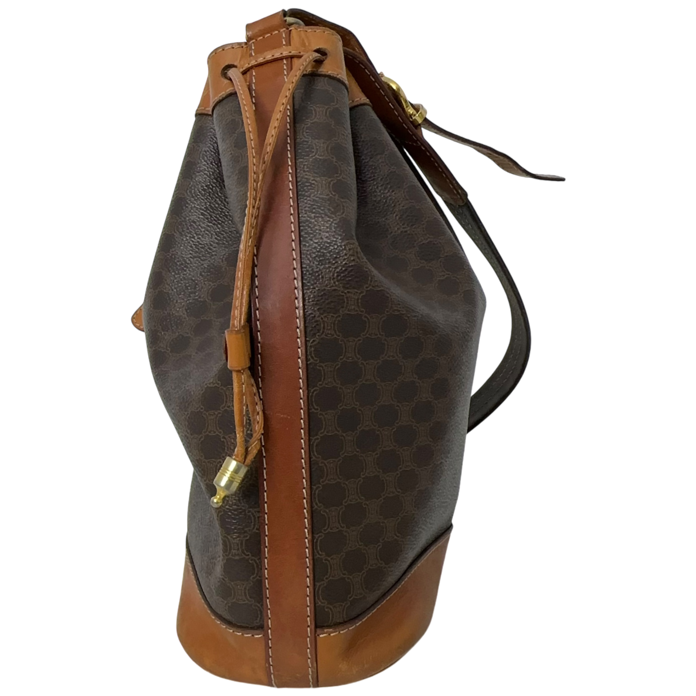 Brown Macadam Bucket Bag