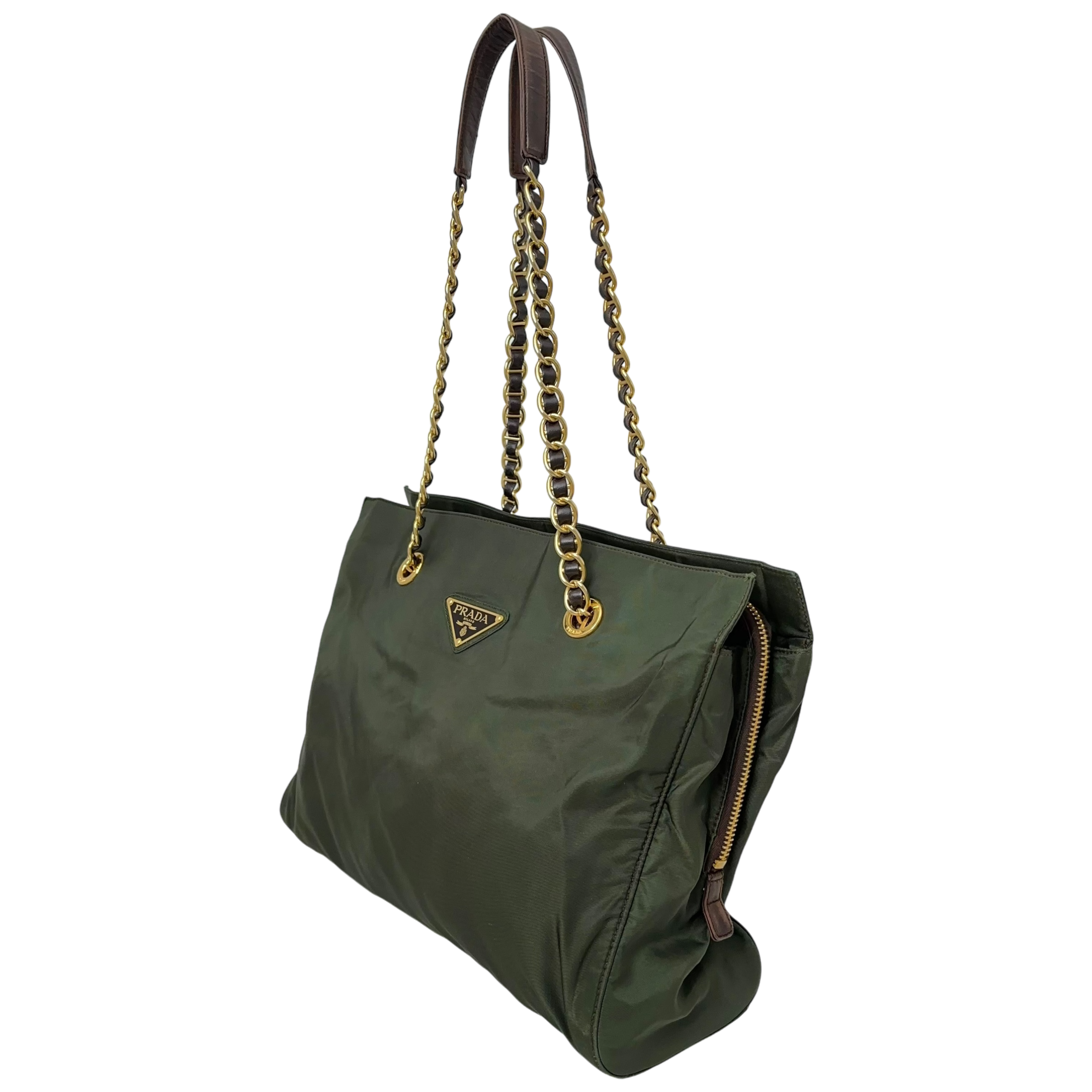 Nylon Chain Tote