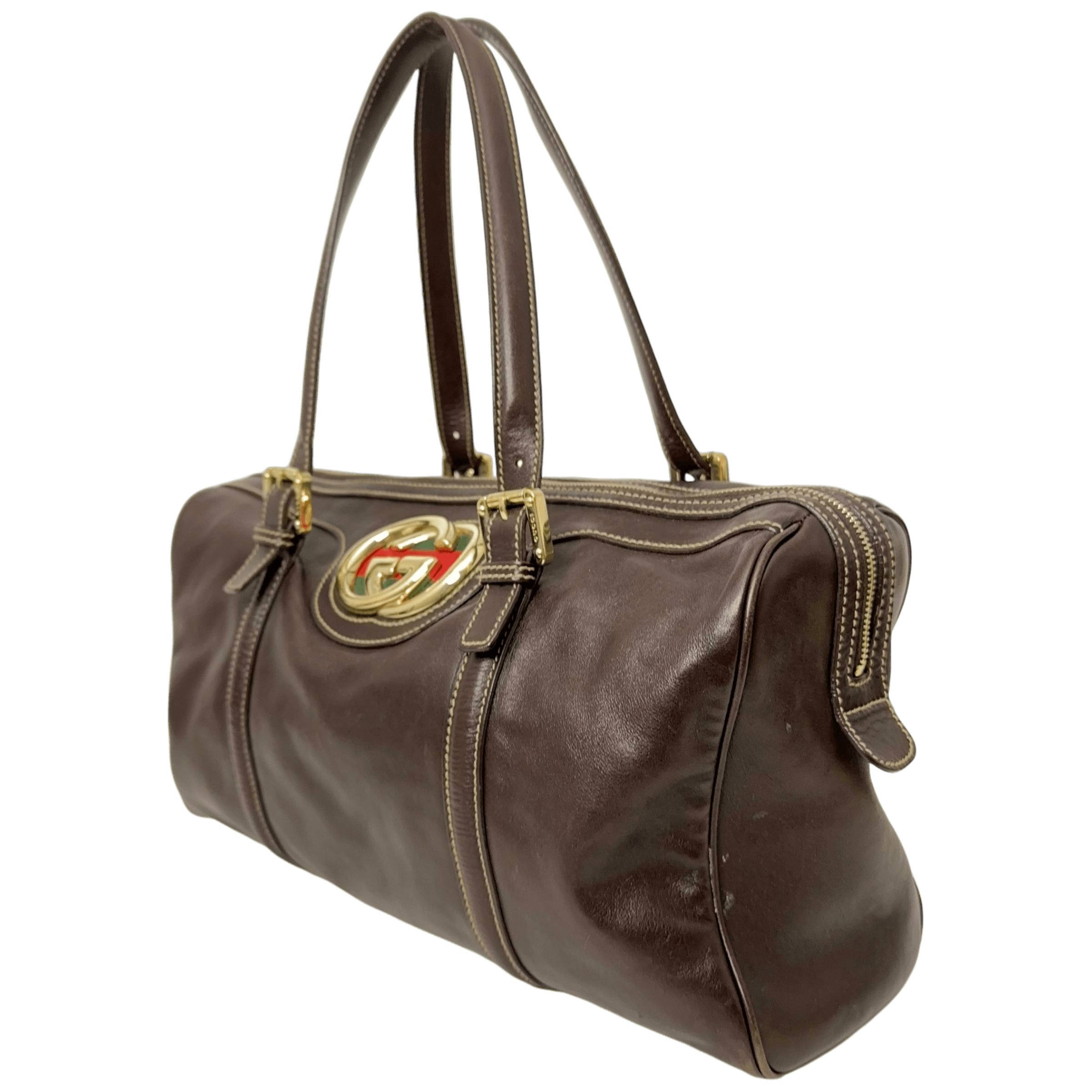 Brown GG Sherry Shoulder Bag