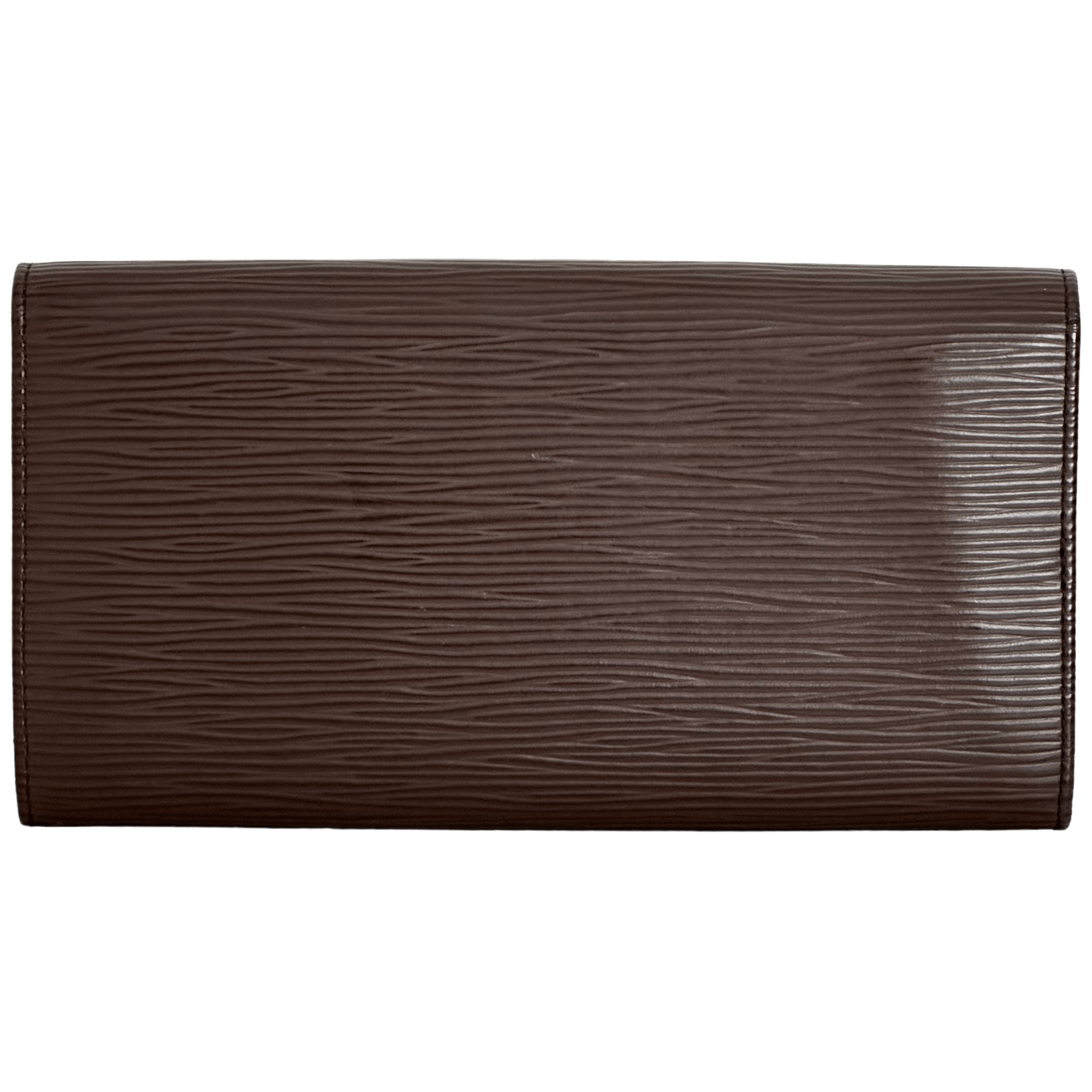 Brown Epi Long Wallet