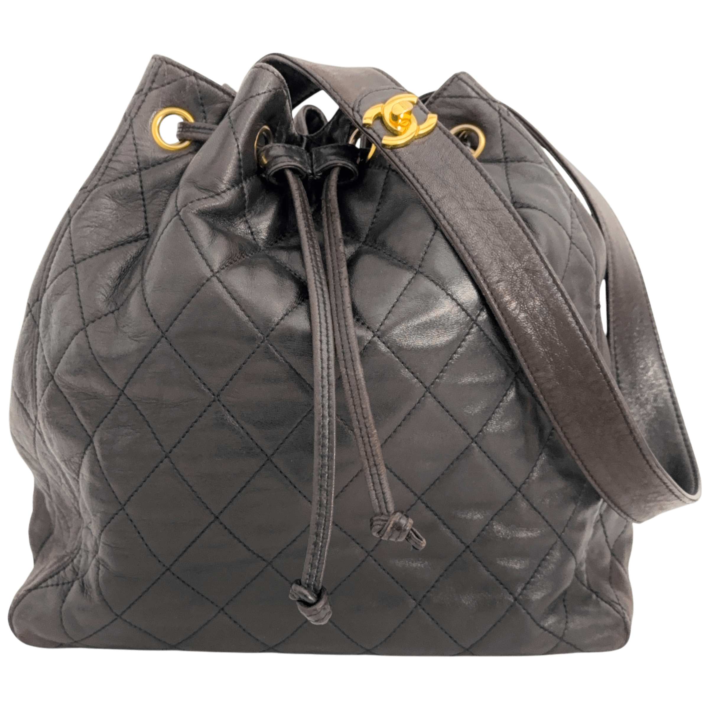 CC Brown Bucket Bag