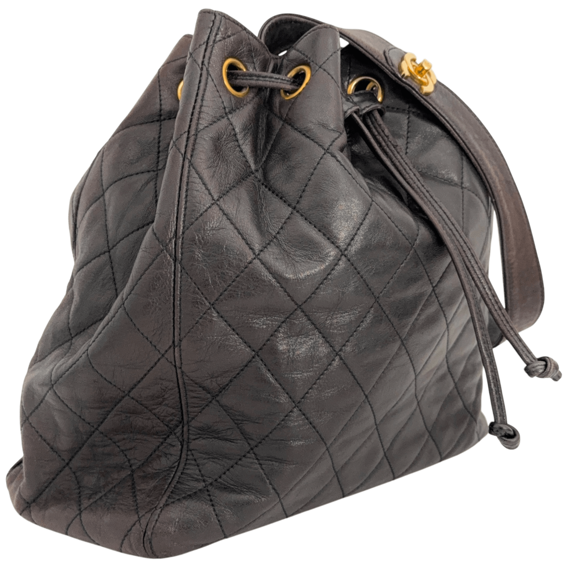 CC Brown Bucket Bag