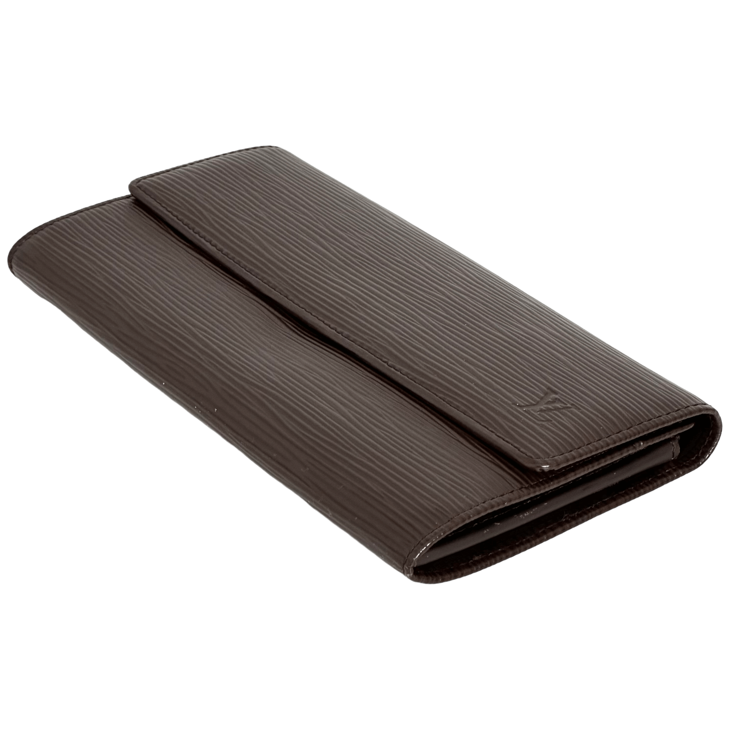 Brown Epi Long Wallet