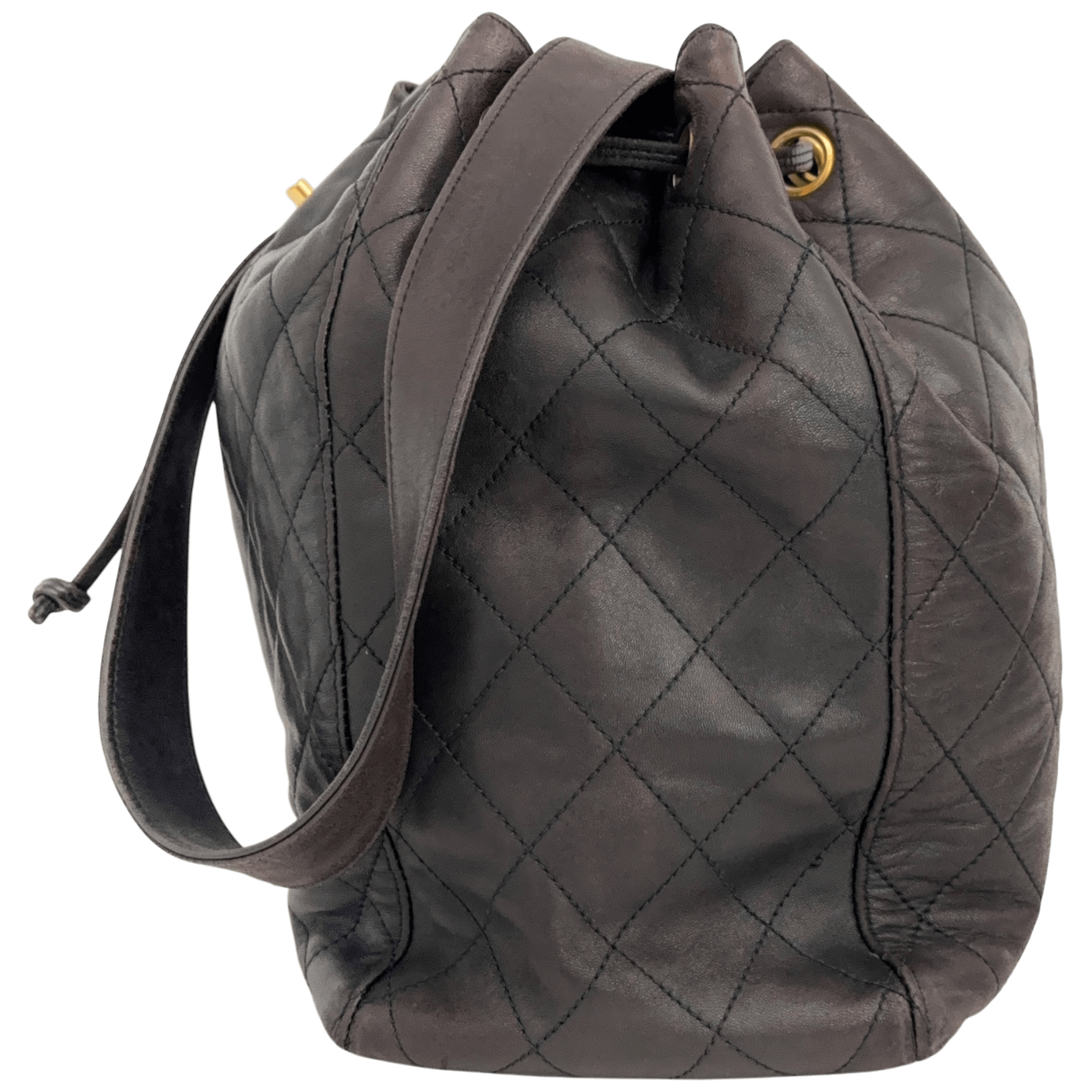 CC Brown Bucket Bag