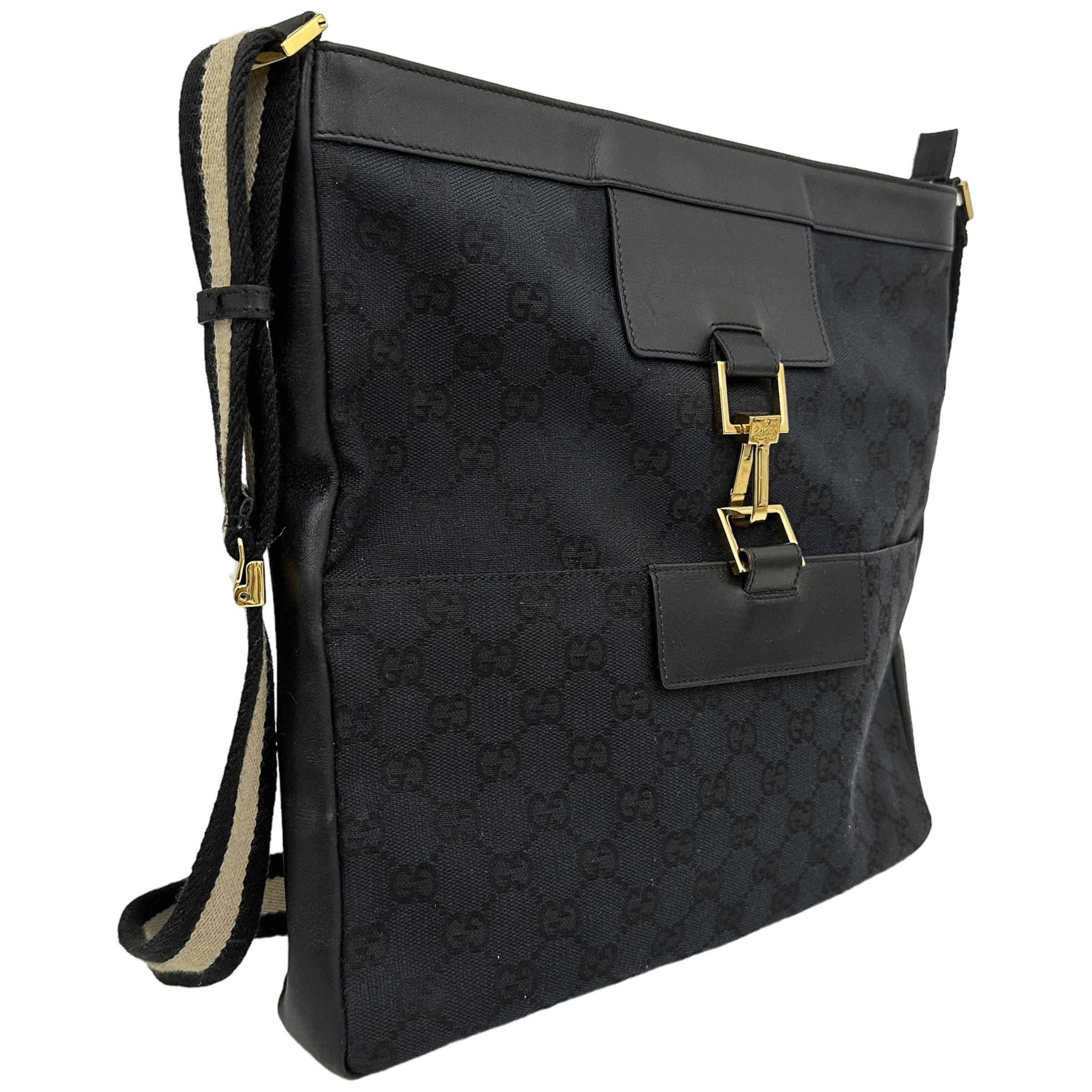 Black/Midnight Blue GG Crossbody