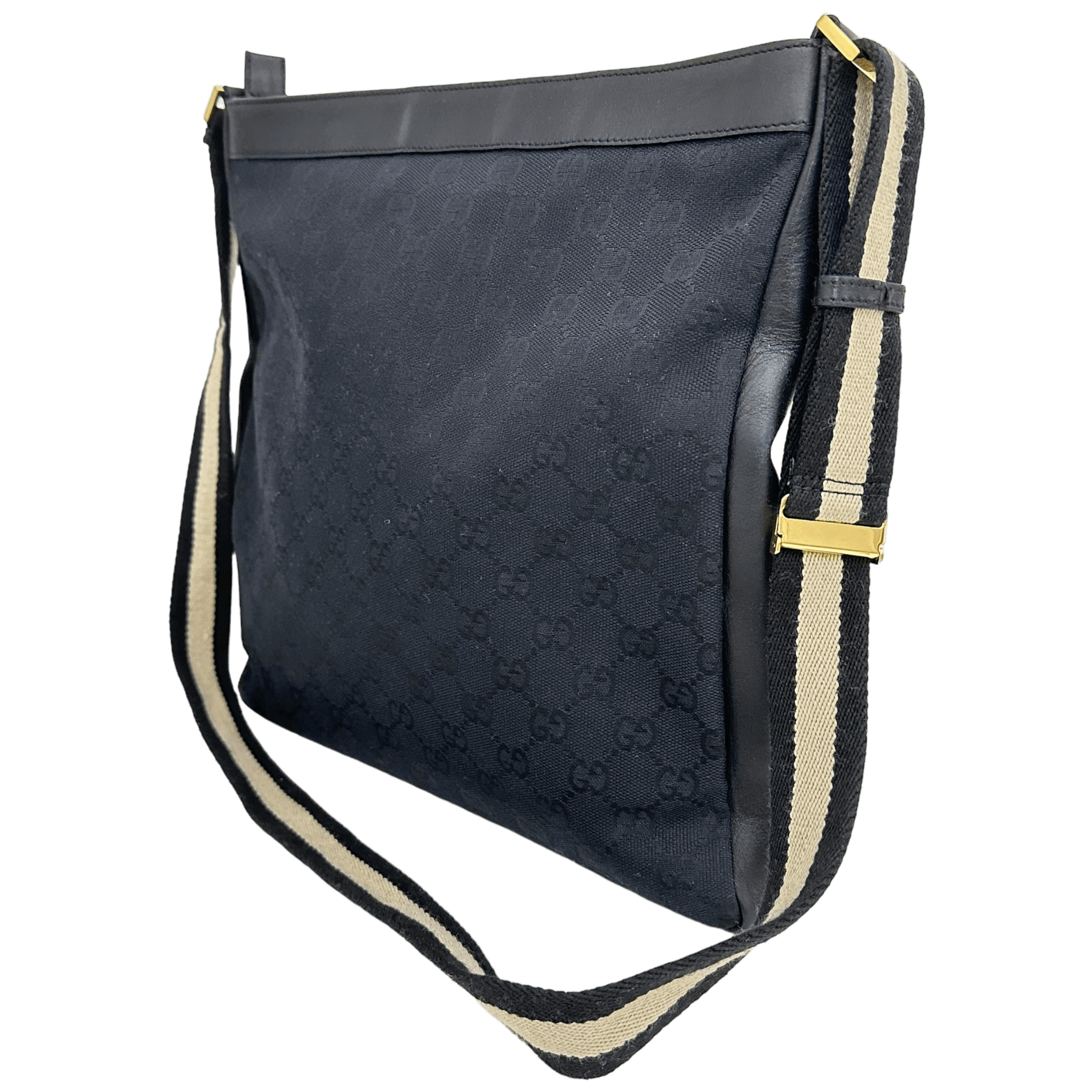 Black/Midnight Blue GG Crossbody