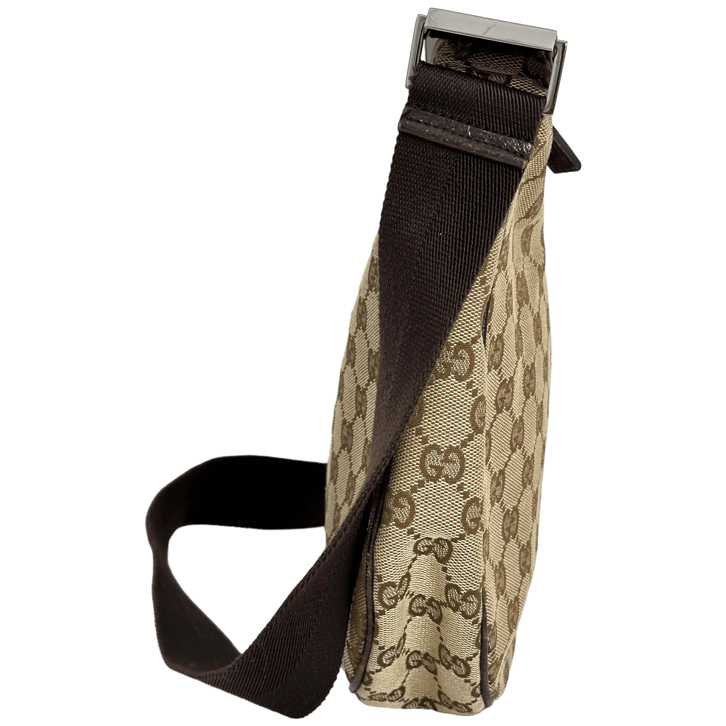 GG Web Brown Messenger Bag