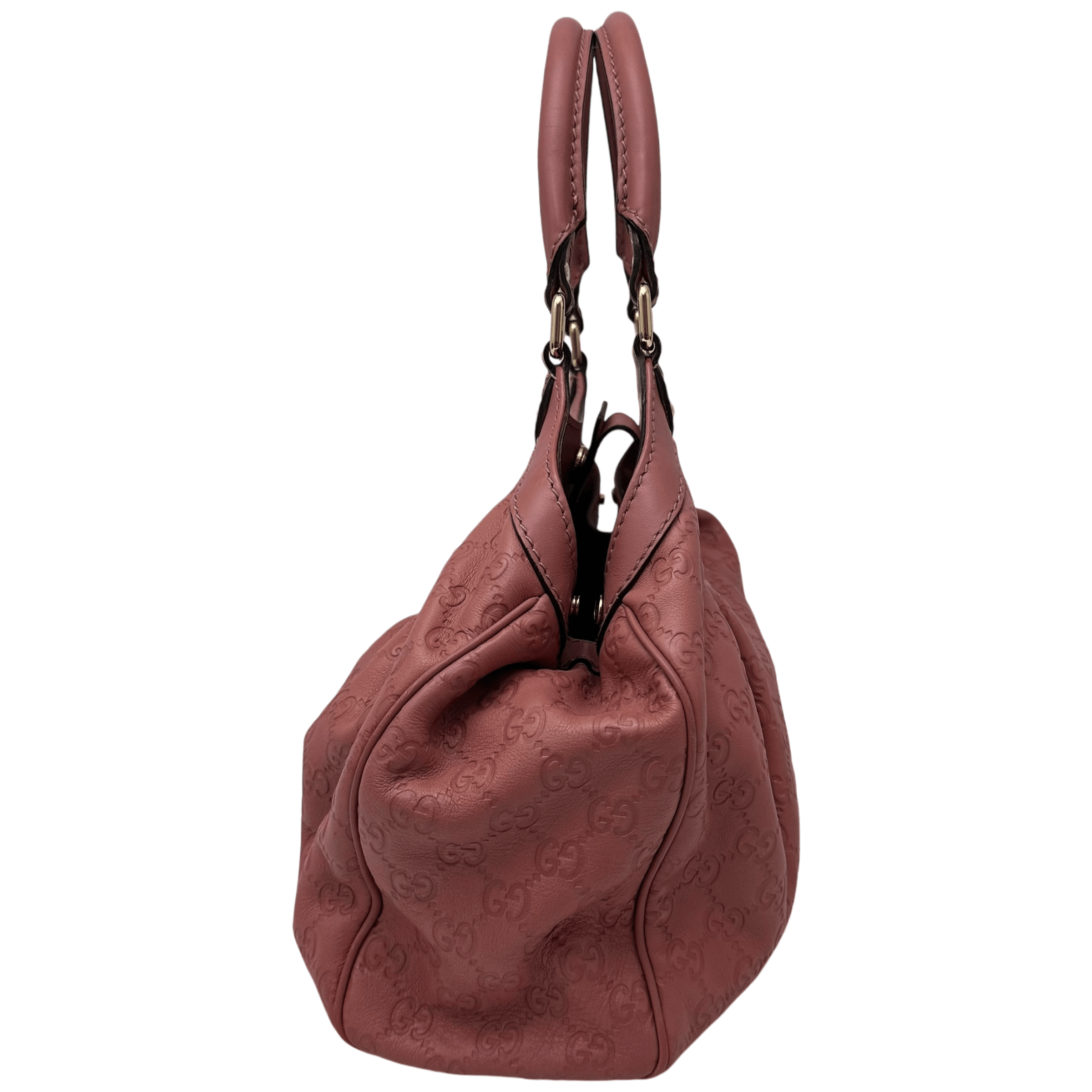 Pink Guccissima Handbag