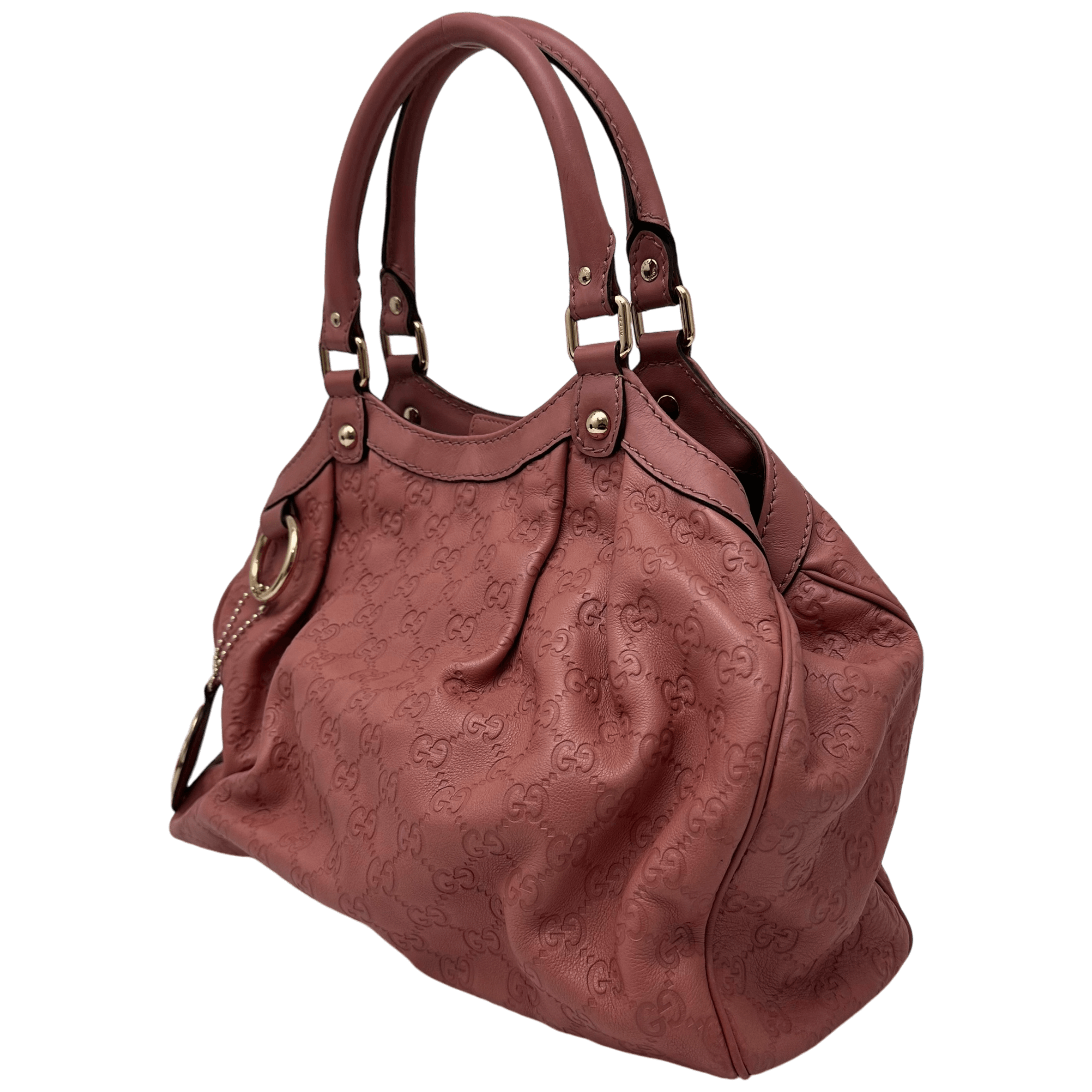 Pink Guccissima Handbag