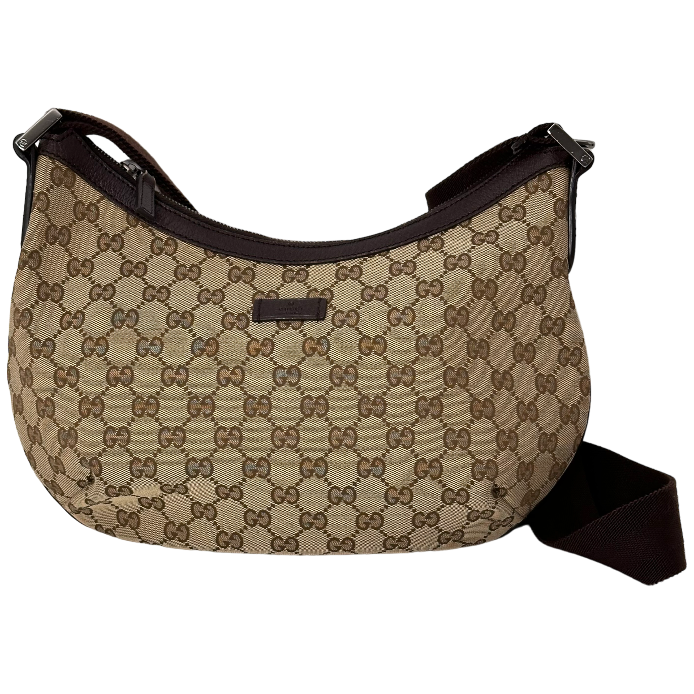 GG Web Brown Messenger Bag