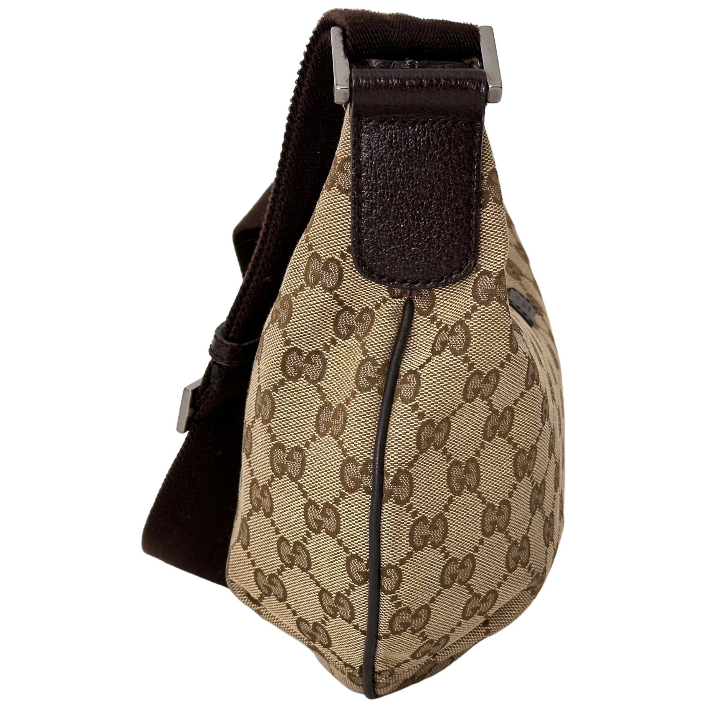 GG Web Brown Messenger Bag