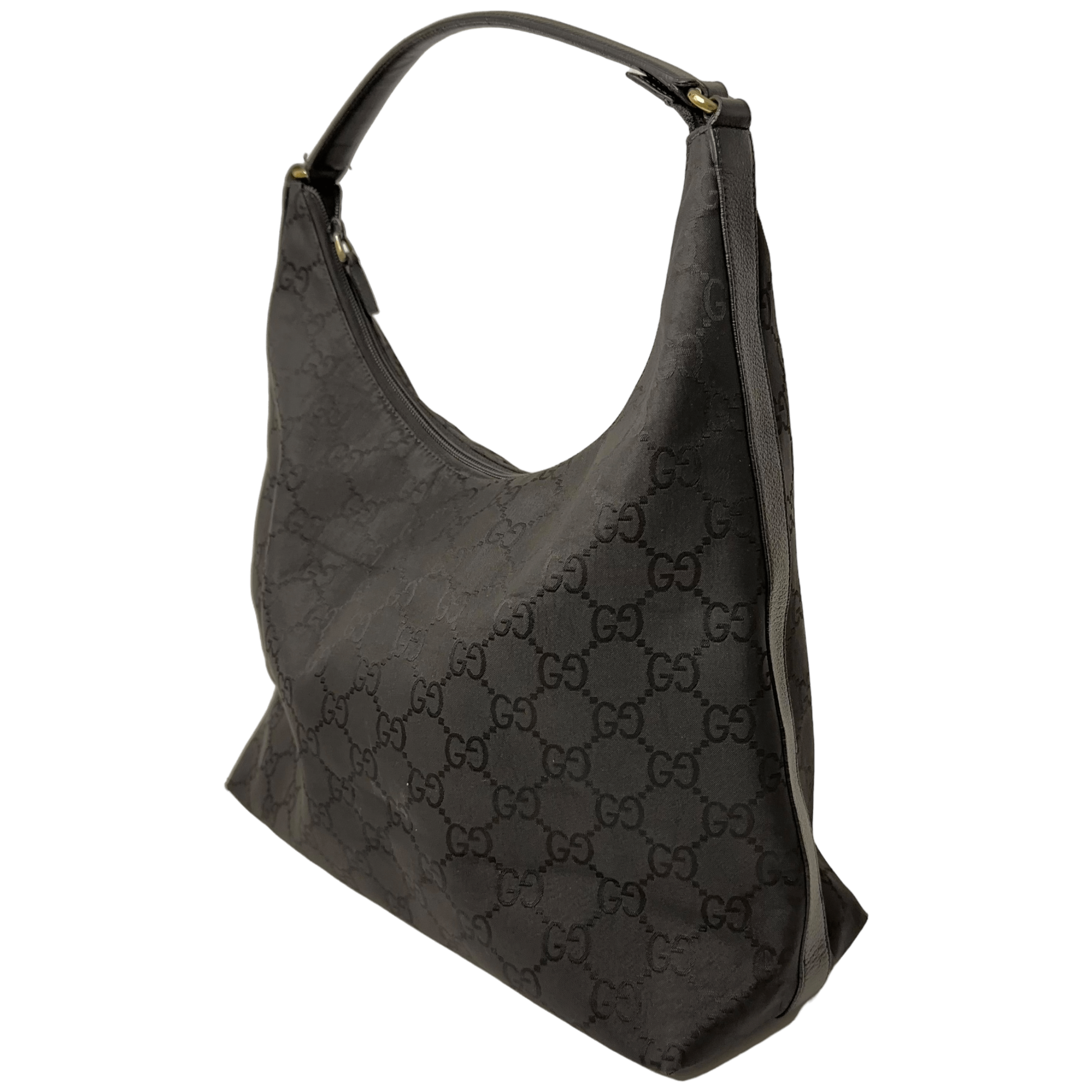GG Web Nylon Shoulder Bag