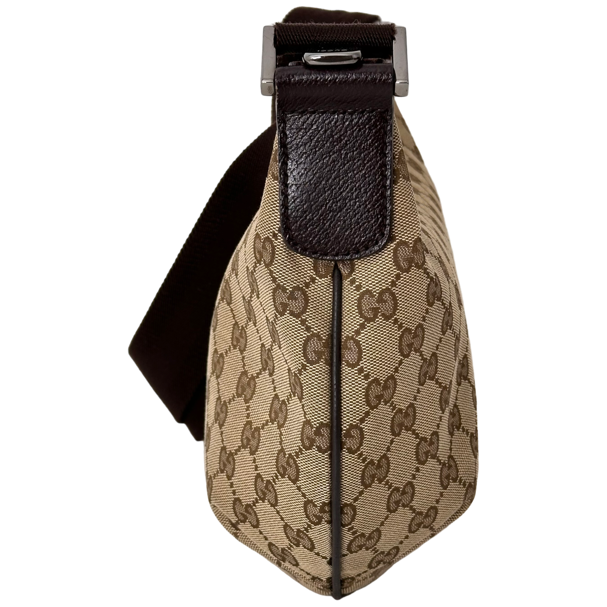 GG Web Brown Messenger Bag