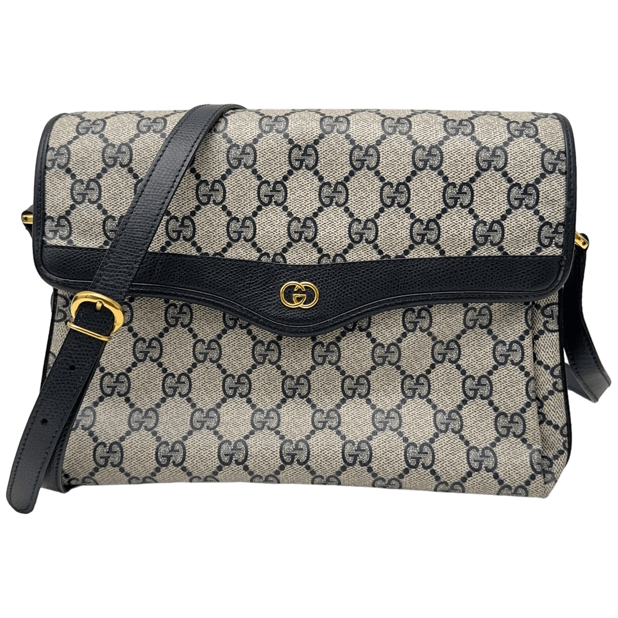 Navy GG Supreme Crossbody