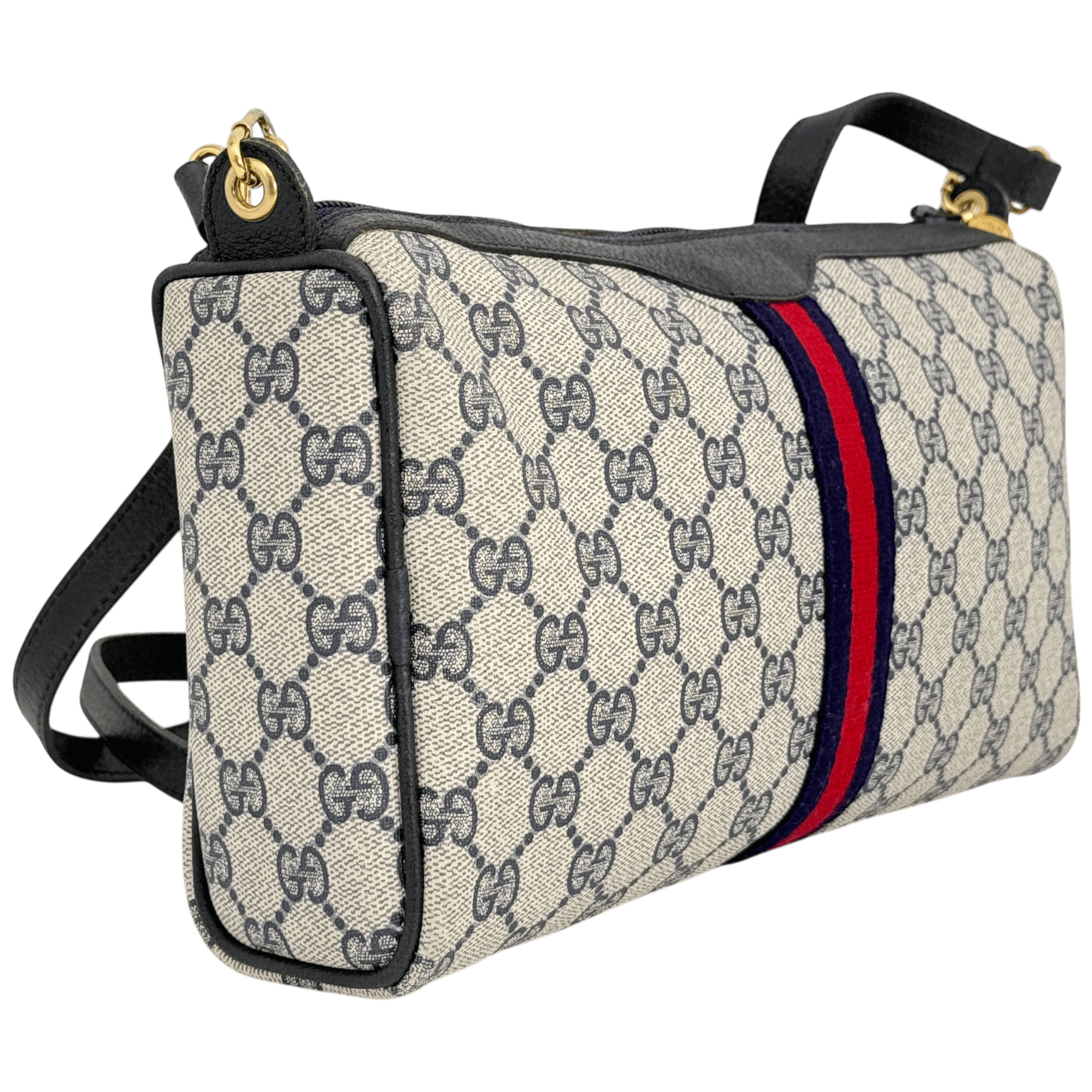 Navy GG Supreme Crossbody