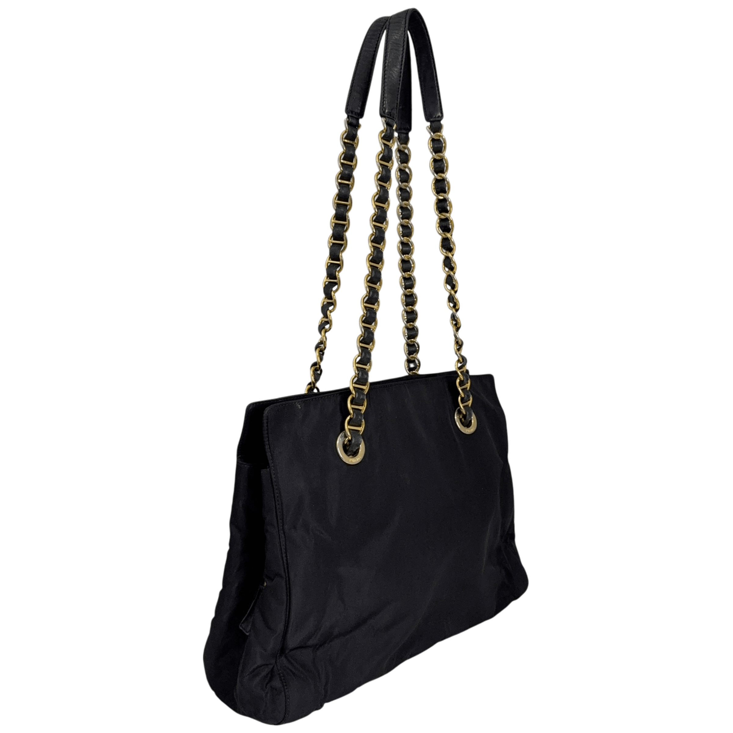 Nylon Chain Tote
