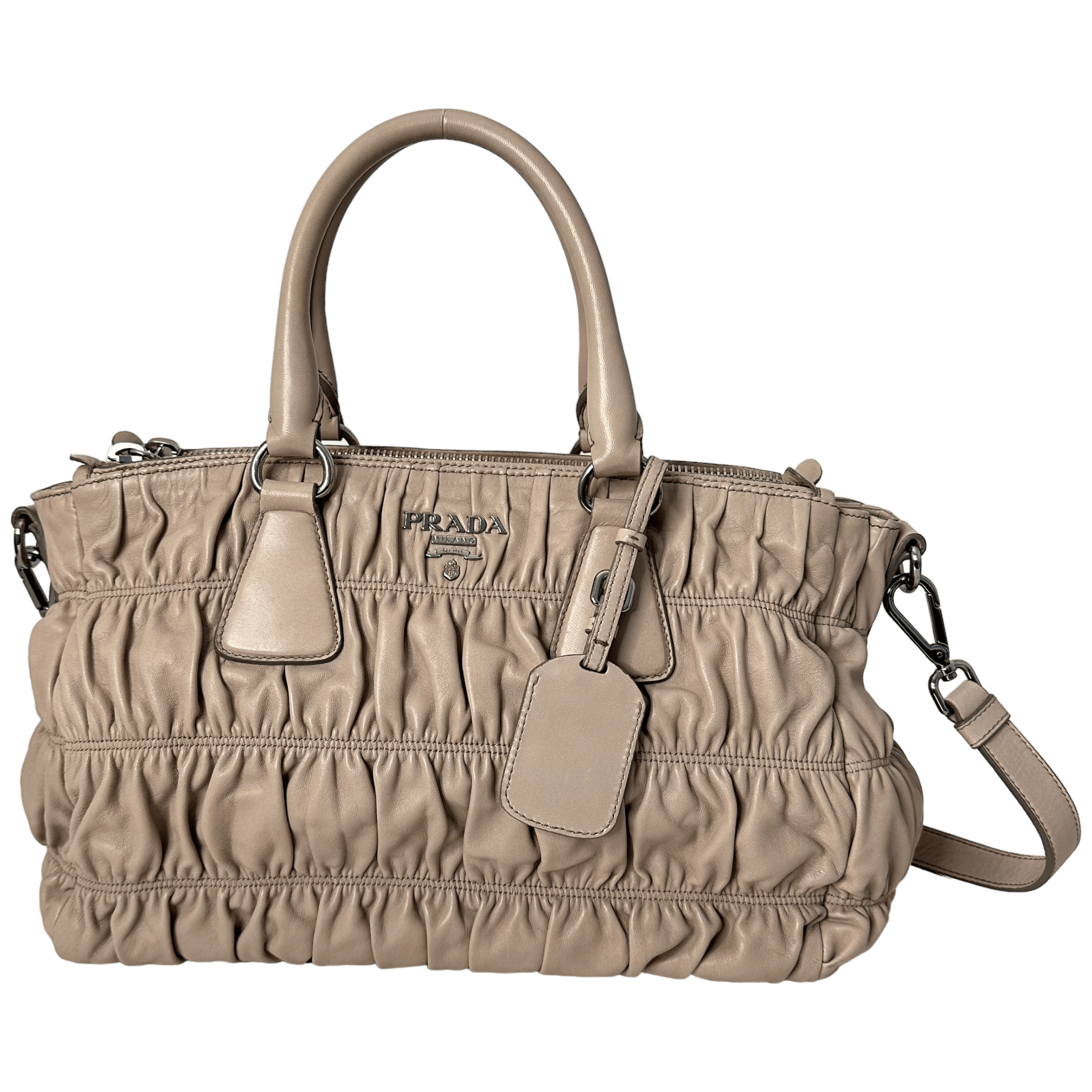 Nappa Gaufre Leather Bag