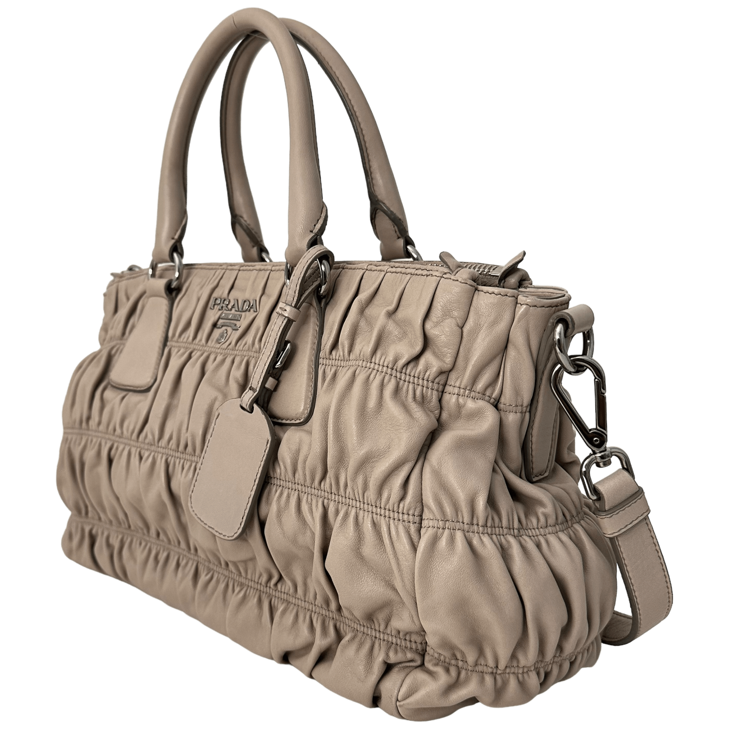 Nappa Gaufre Leather Bag